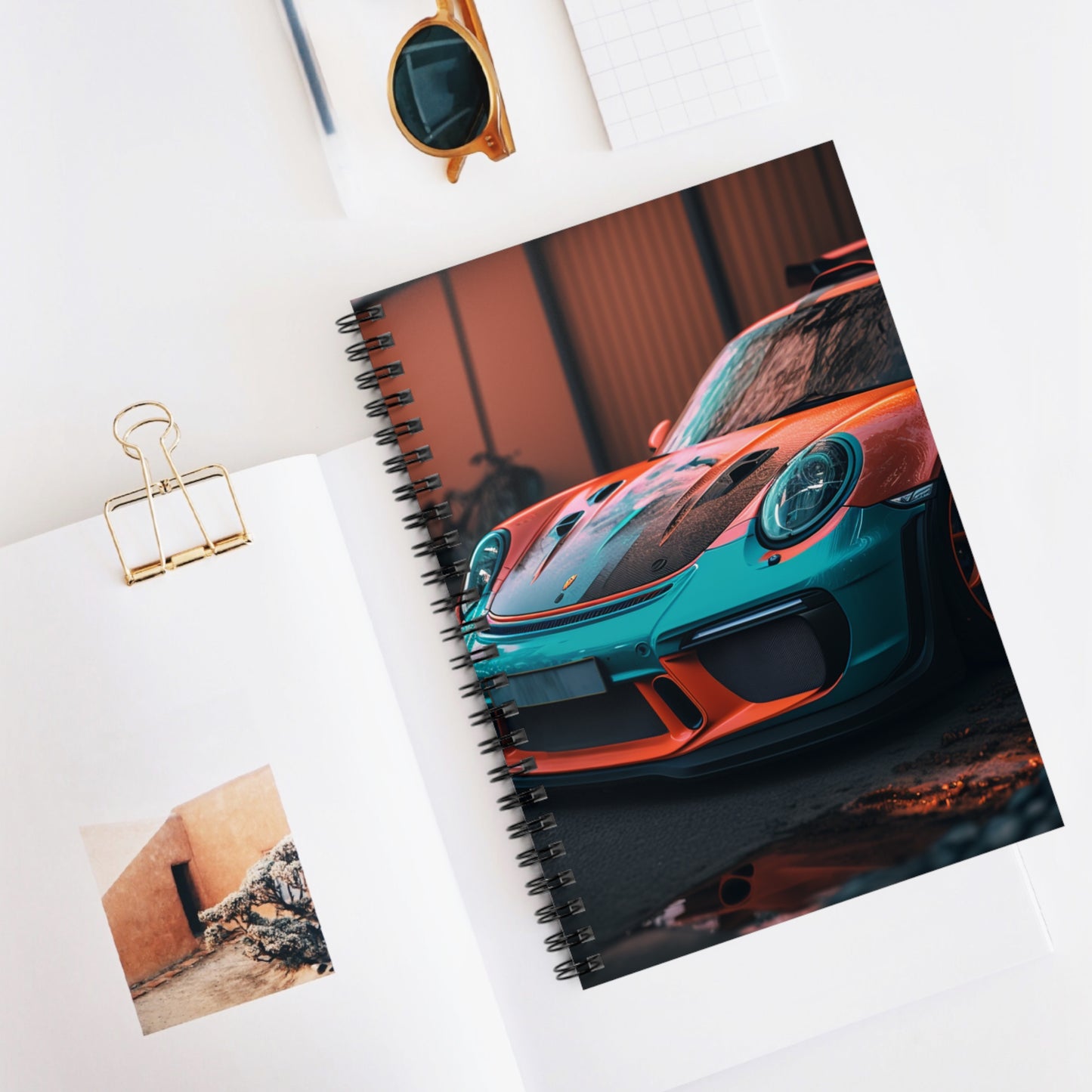 Spiral Notebook - Ruled Line porsche 911 gt3 3