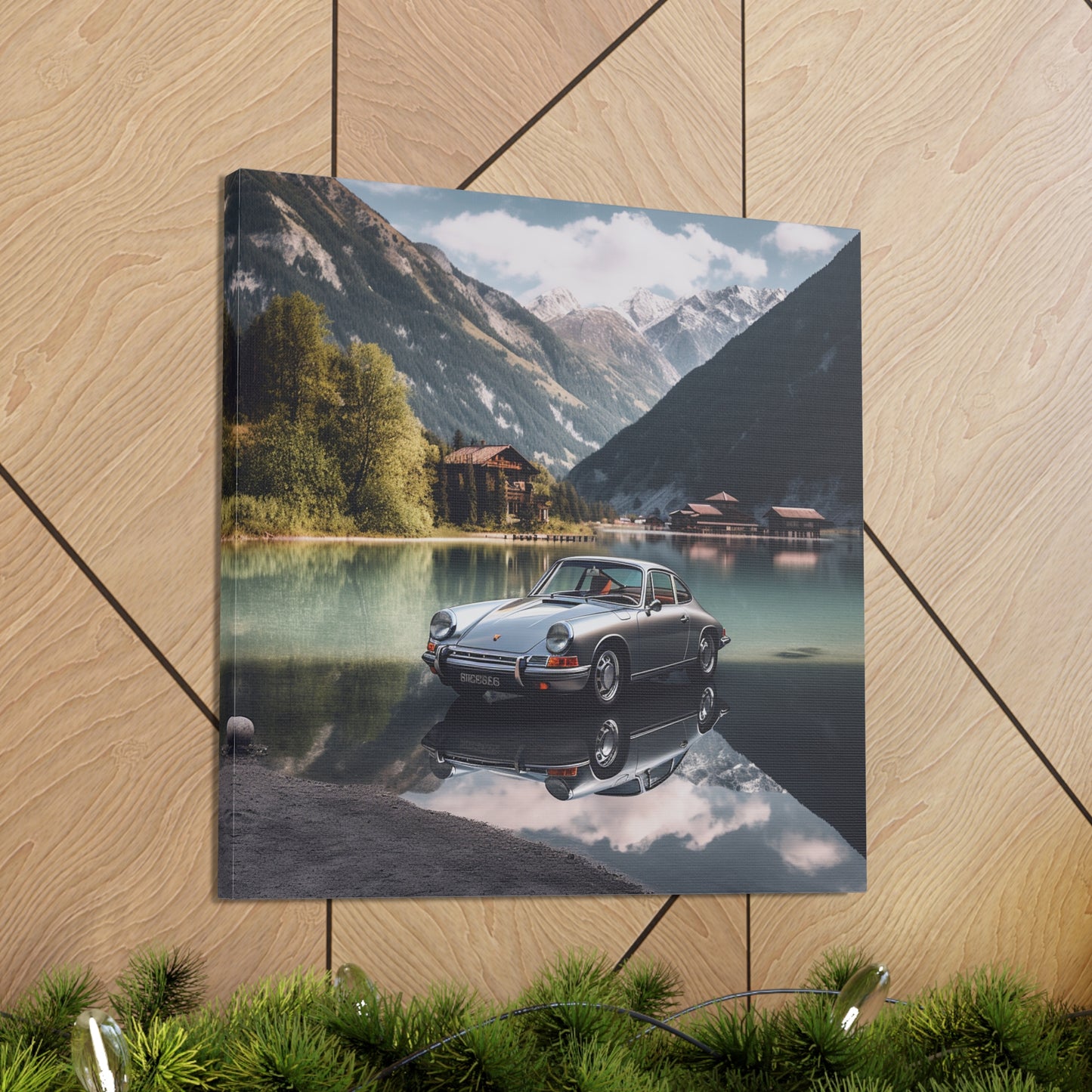 Canvas Gallery Wraps Porsche Lake 2