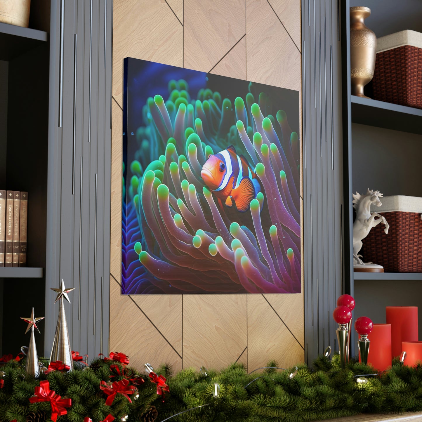 Canvas Gallery Wraps Clownfish Anemone 4