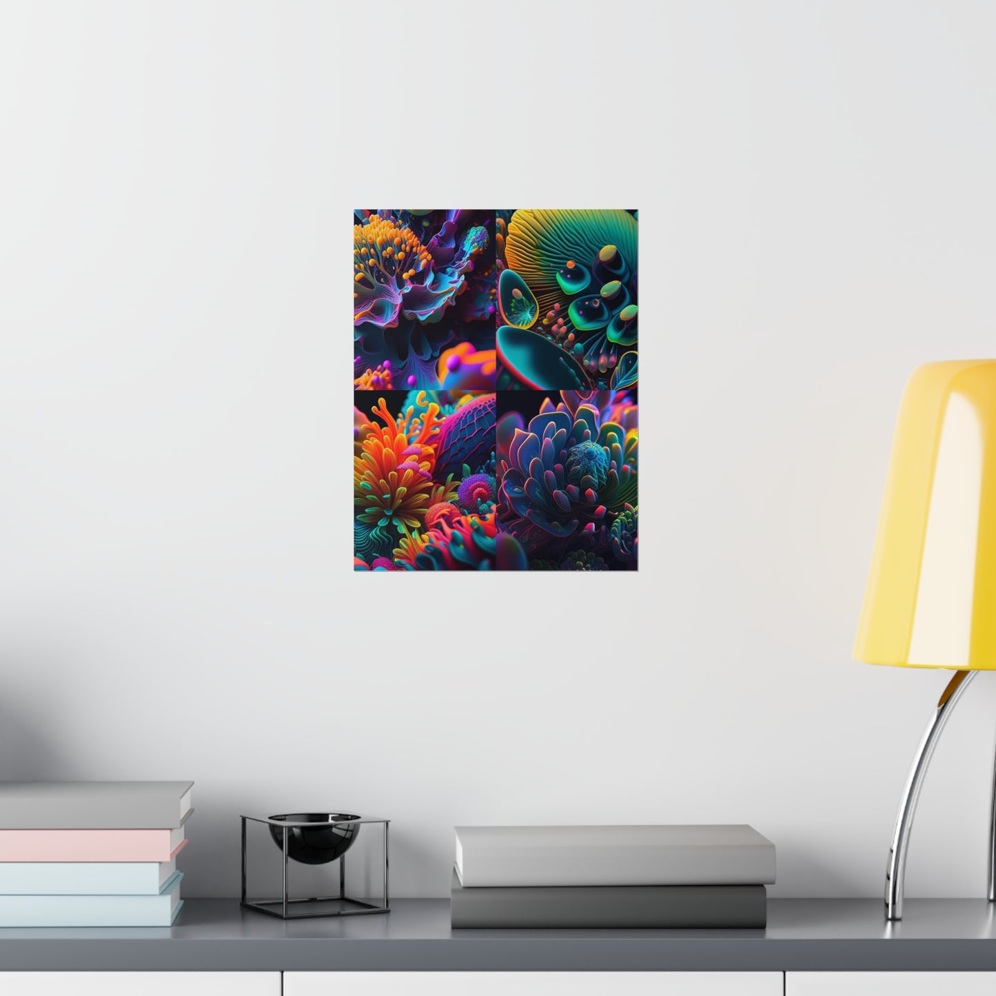 Premium Matte Vertical Posters Ocean Life Macro 5