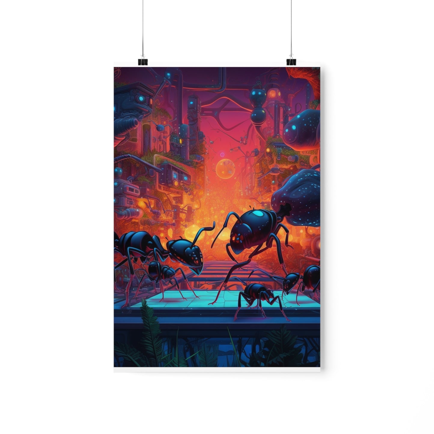 Premium Matte Vertical Posters Ants Home 2