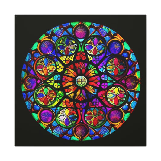 Rose-window abstract