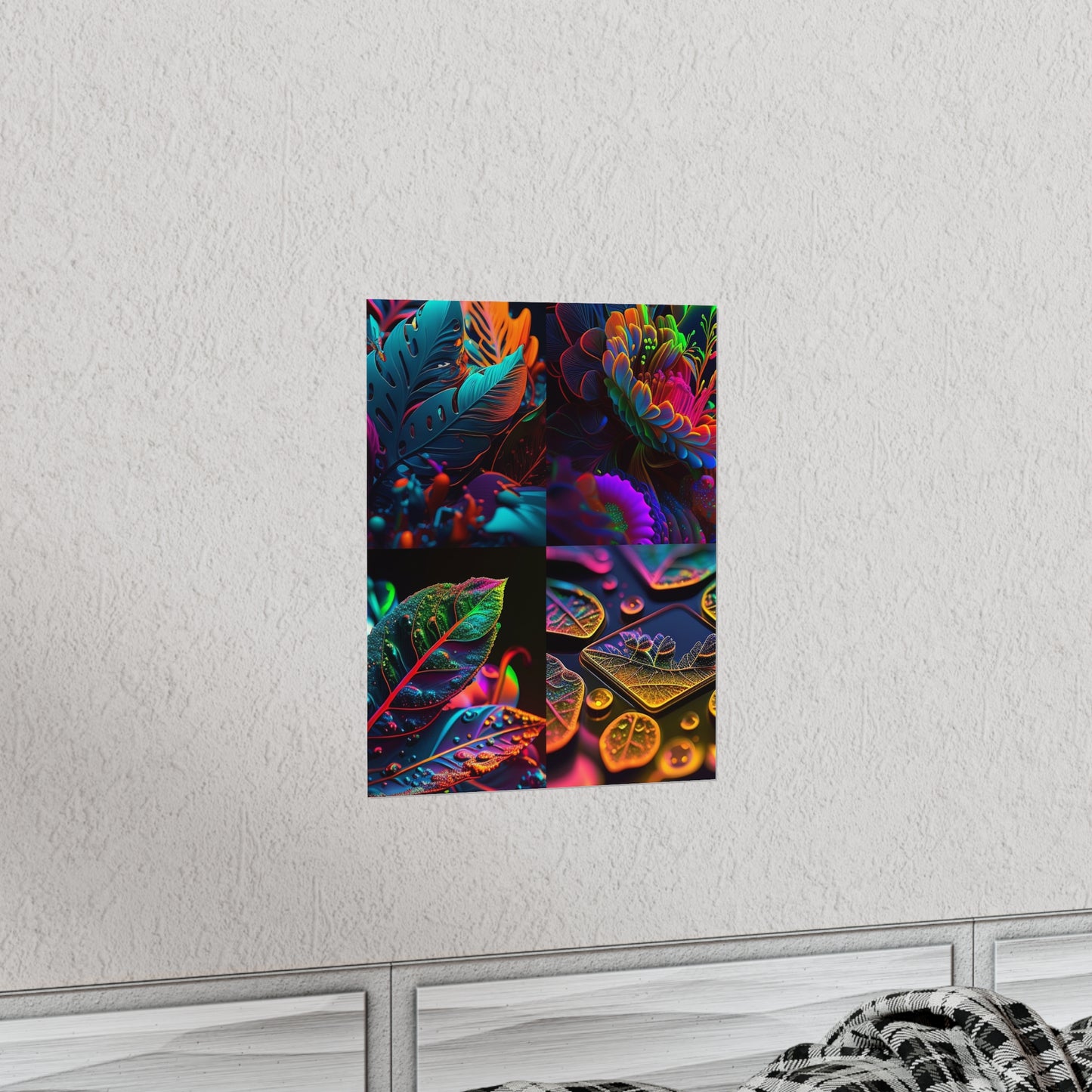 Premium Matte Vertical Posters Macro Florescent 5