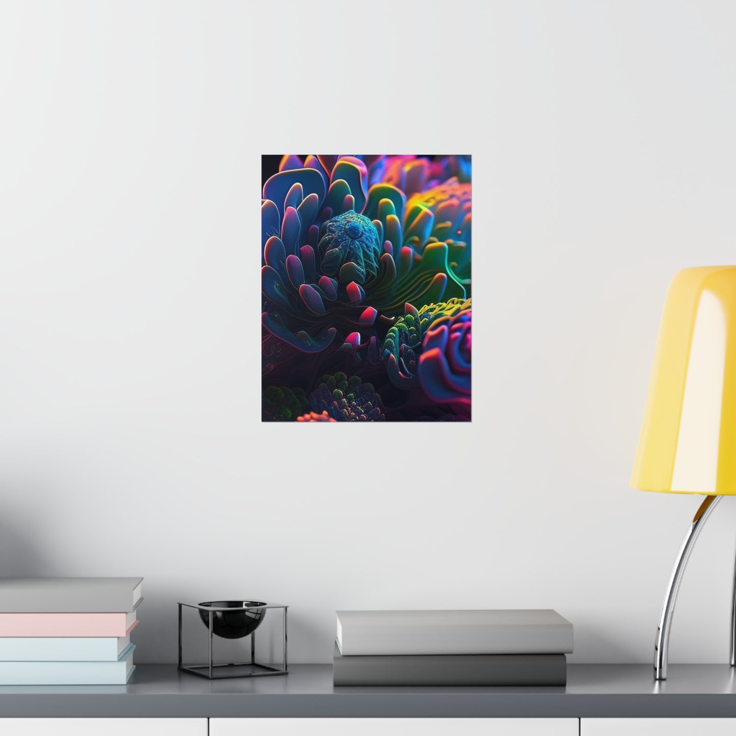 Premium Matte Vertical Posters Ocean Life Macro 4