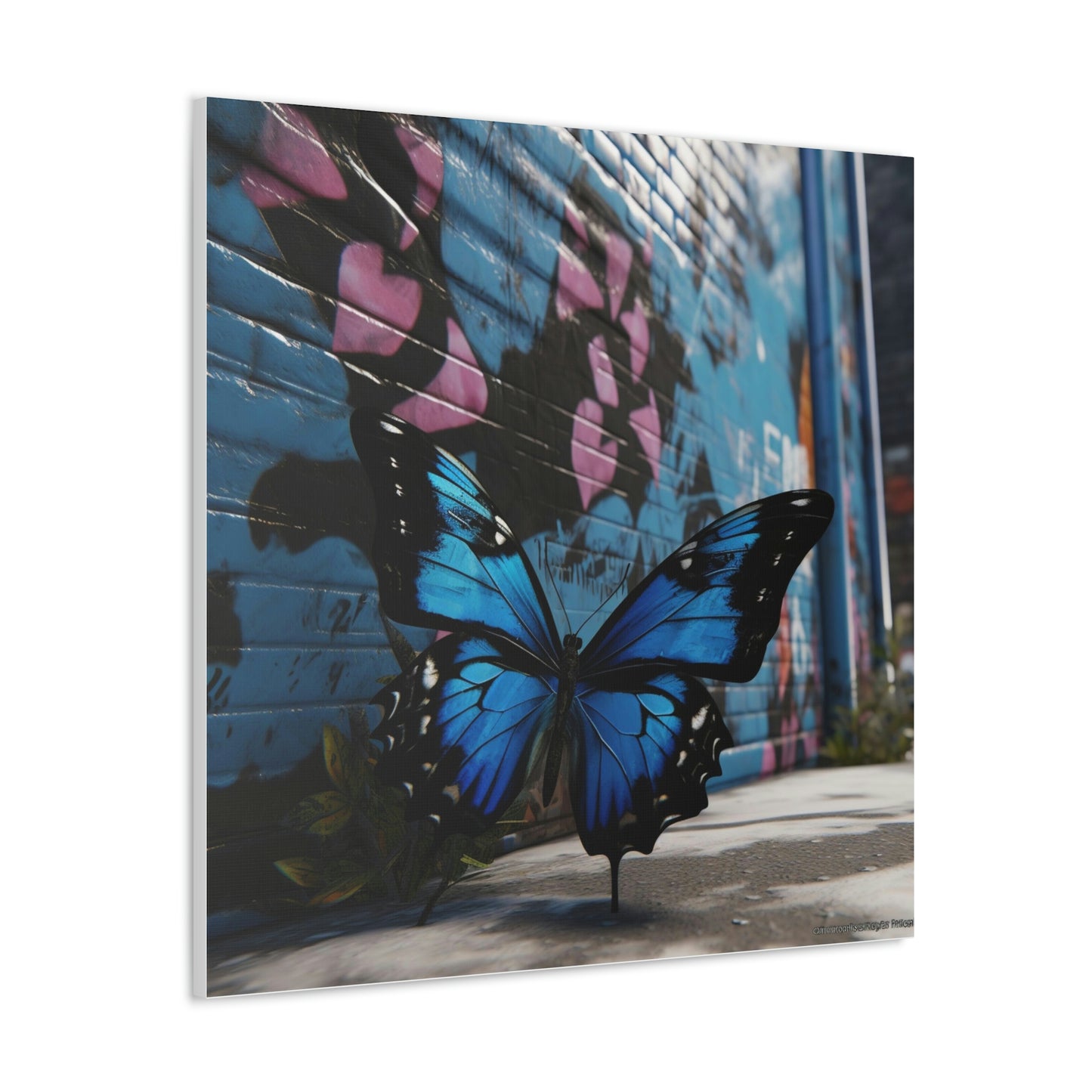 Butterfly street art