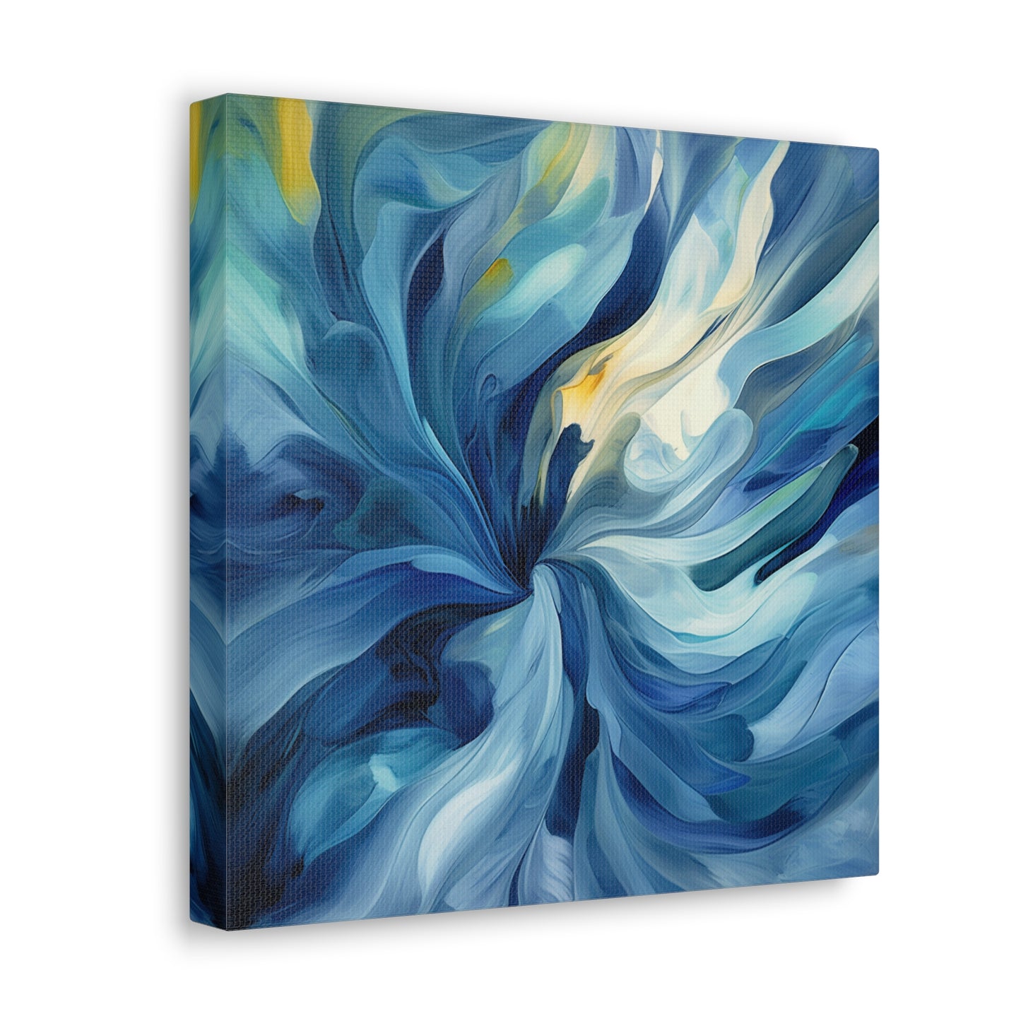 Canvas Gallery Wraps Blue Tluip Abstract 4