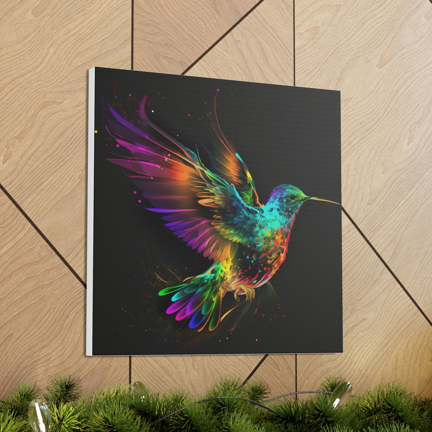 Hummingbird florescent glow