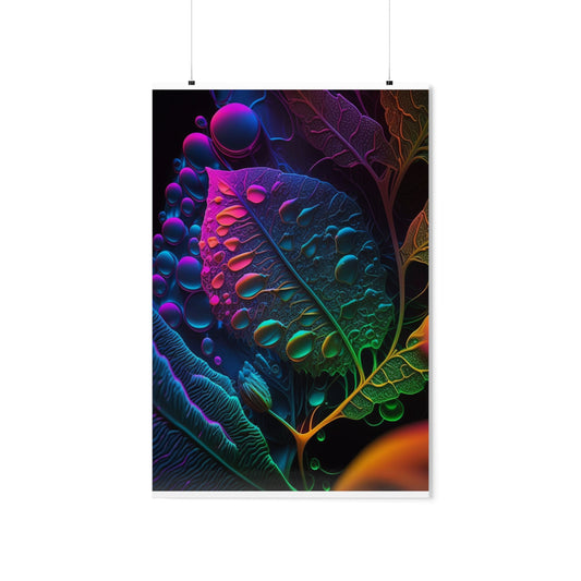 Premium Matte Vertical Posters Macro Reef Florescent 4