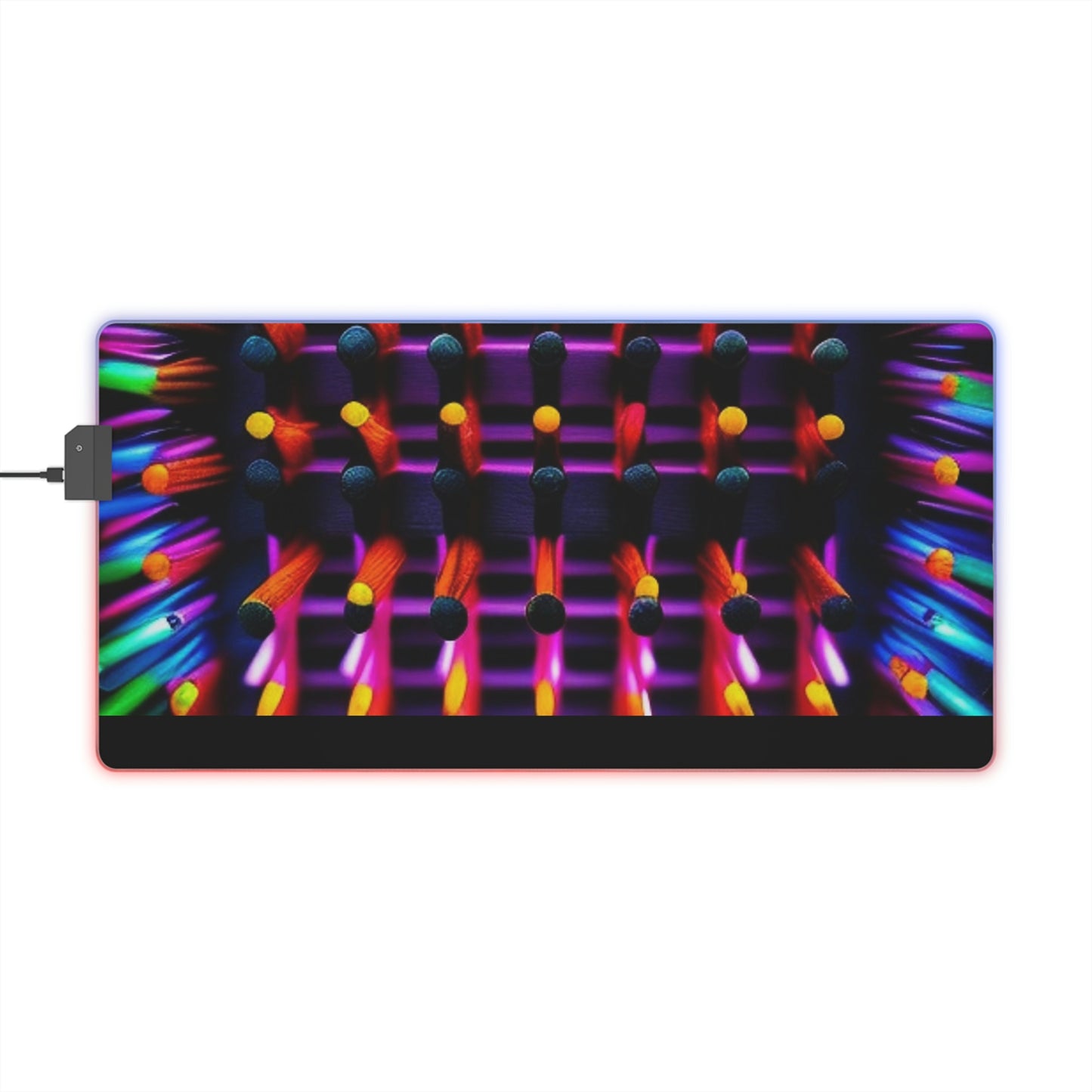 LED Gaming Mouse Pad Neon Square 2