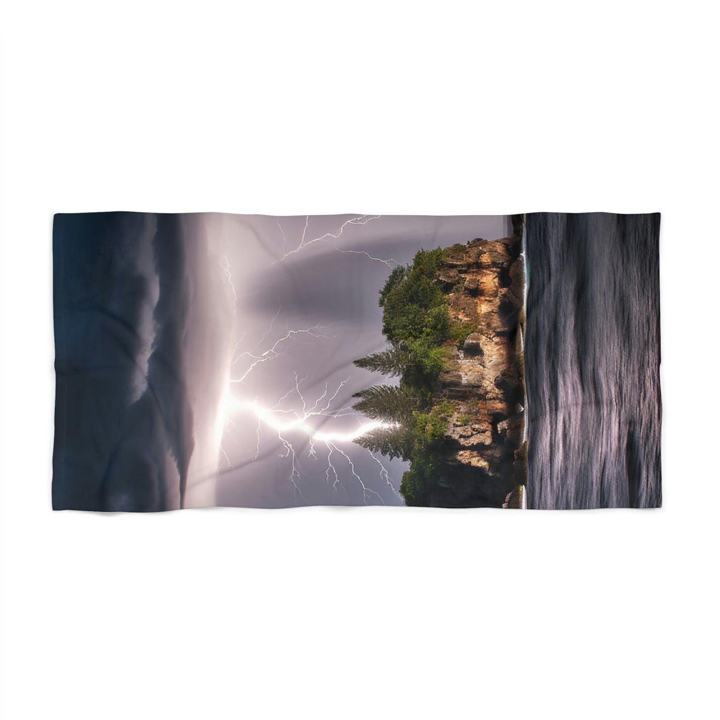 Beach Towel Island lightning 2