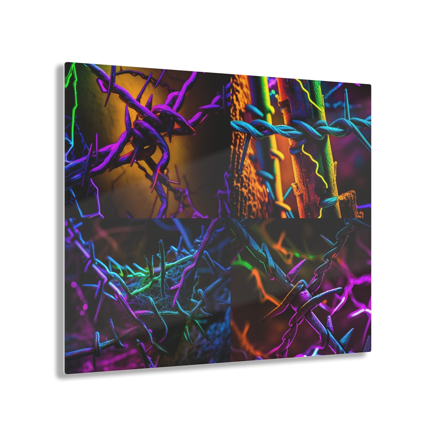 Acrylic Prints Macro Neon Barb