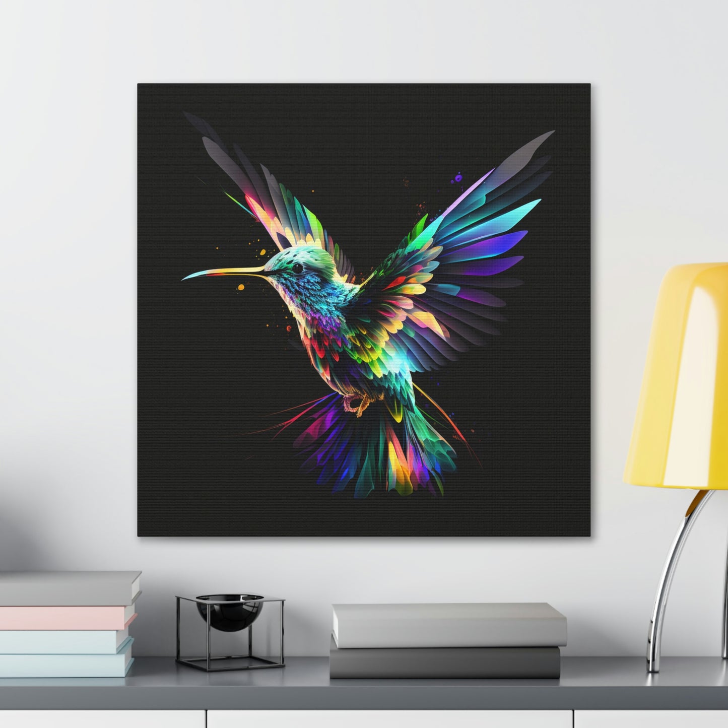 Hummingbird florescent glow