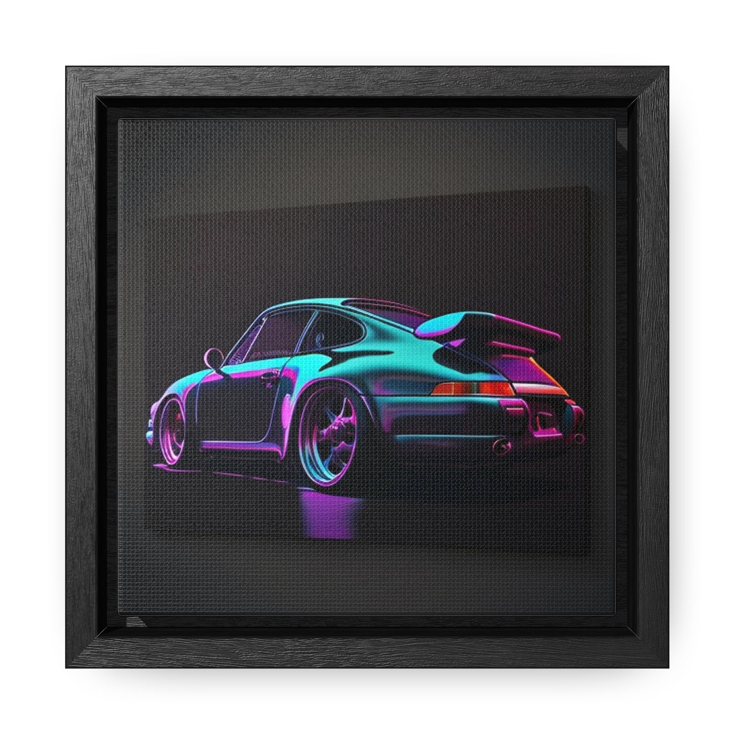 Gallery Canvas Wraps, Square Frame Porsche Purple 2