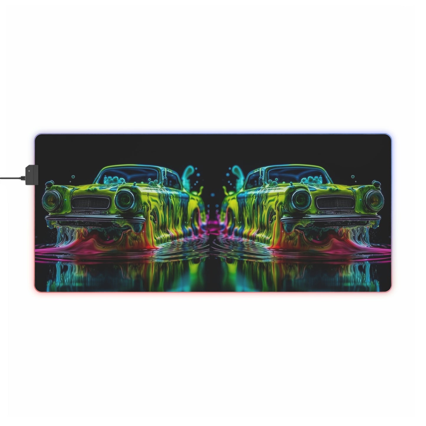 LED Gaming Mouse Pad Hotrod Water 3