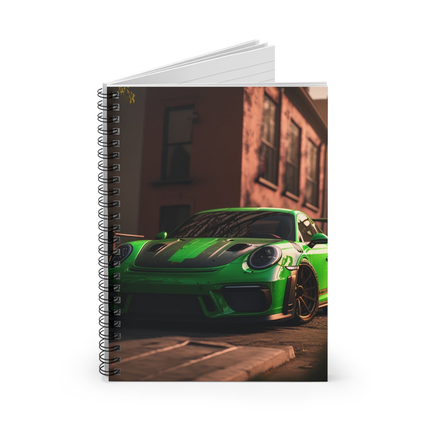 Spiral Notebook - Ruled Line porsche 911 gt3 4