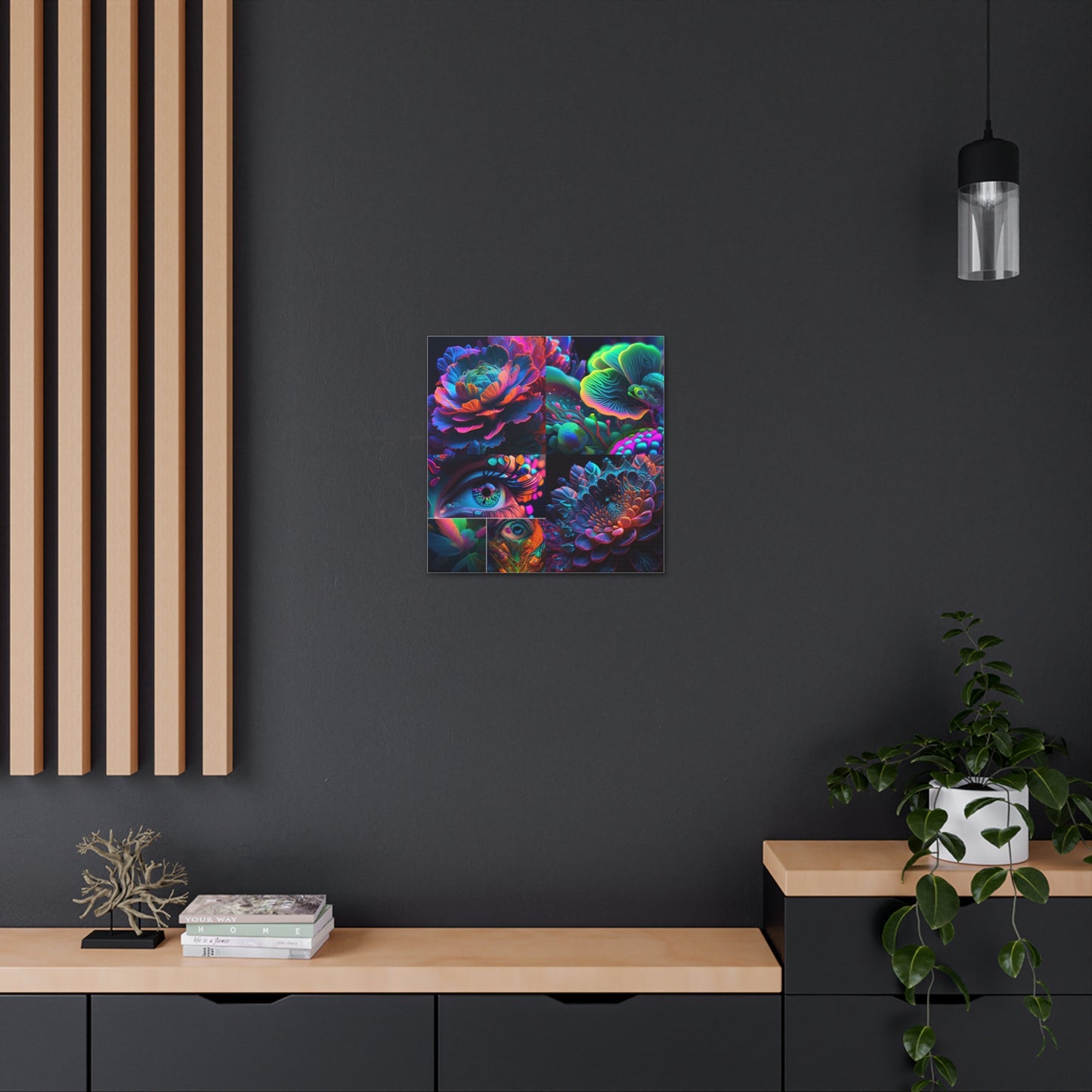 Canvas Gallery Wraps Neon Florescent Glow