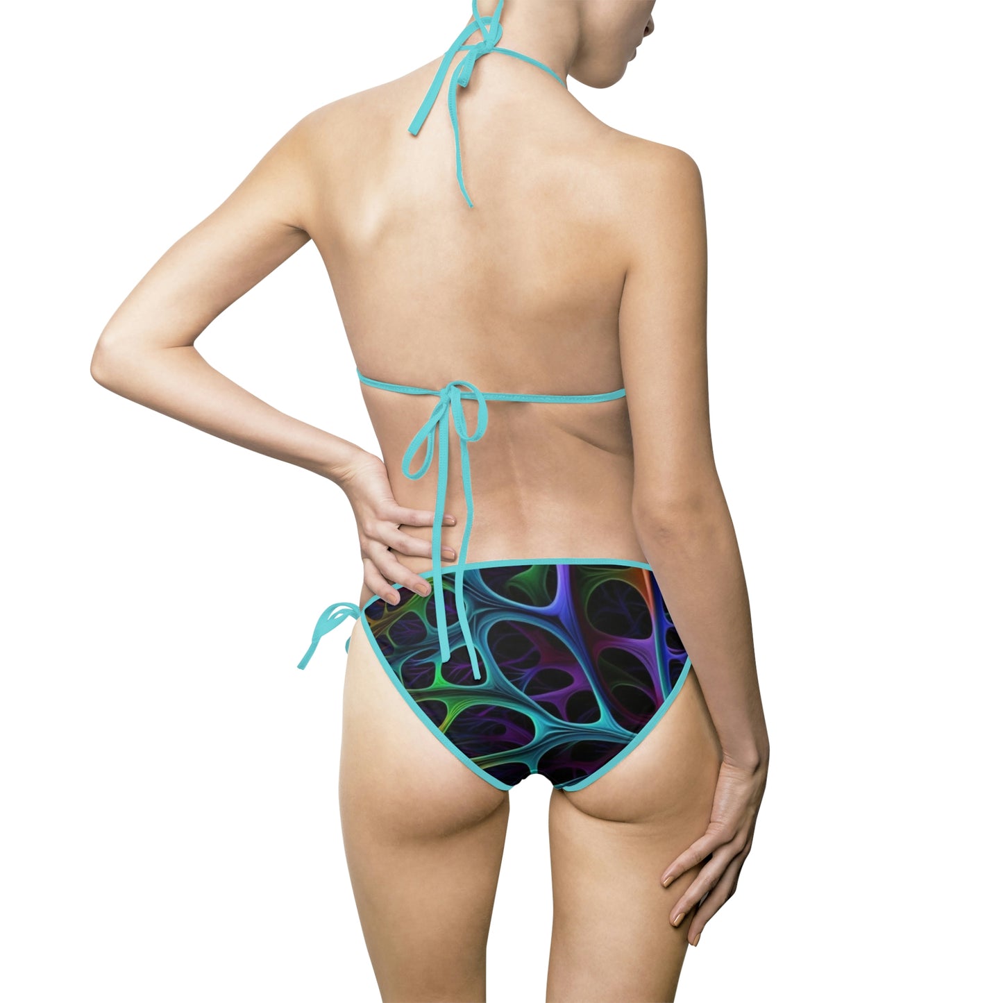 Women's Bikini Swimsuit (AOP) Color Brain 1