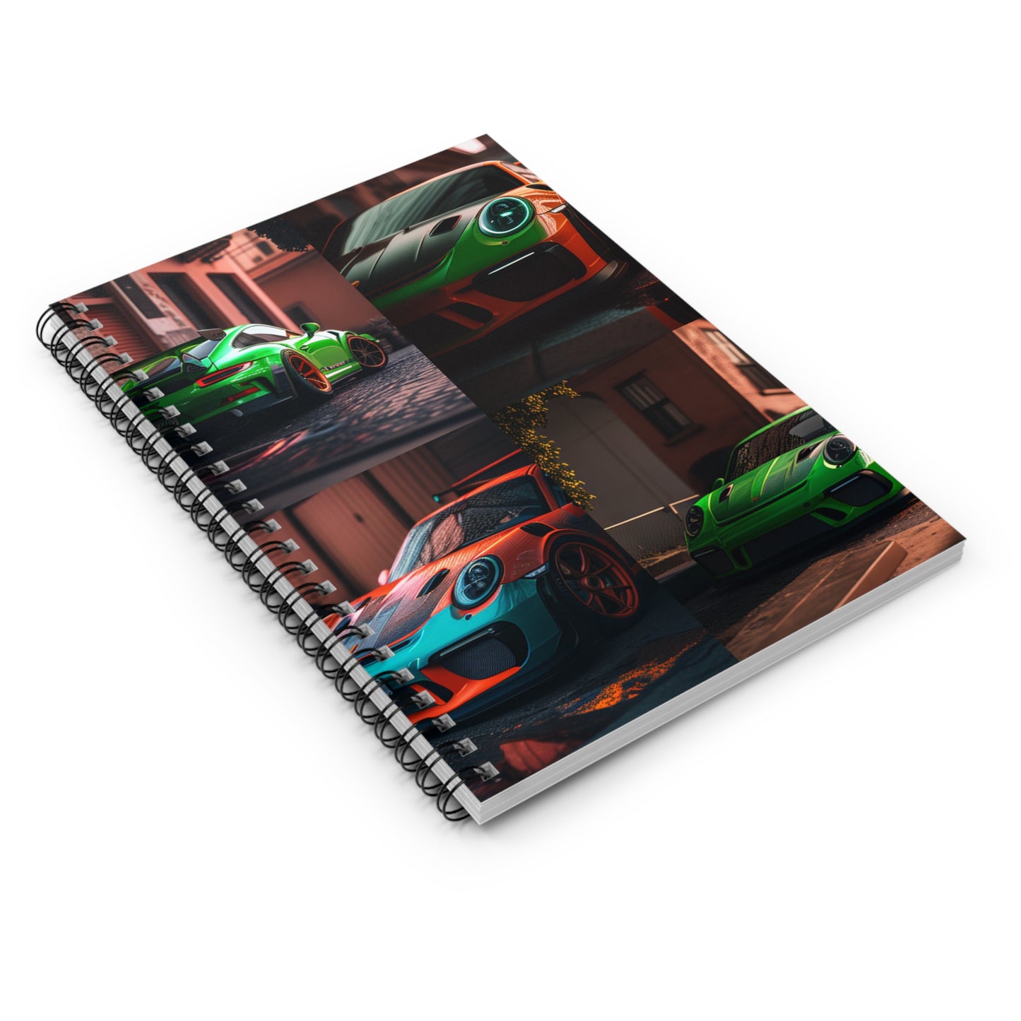 Spiral Notebook - Ruled Line porsche 911 gt3 5