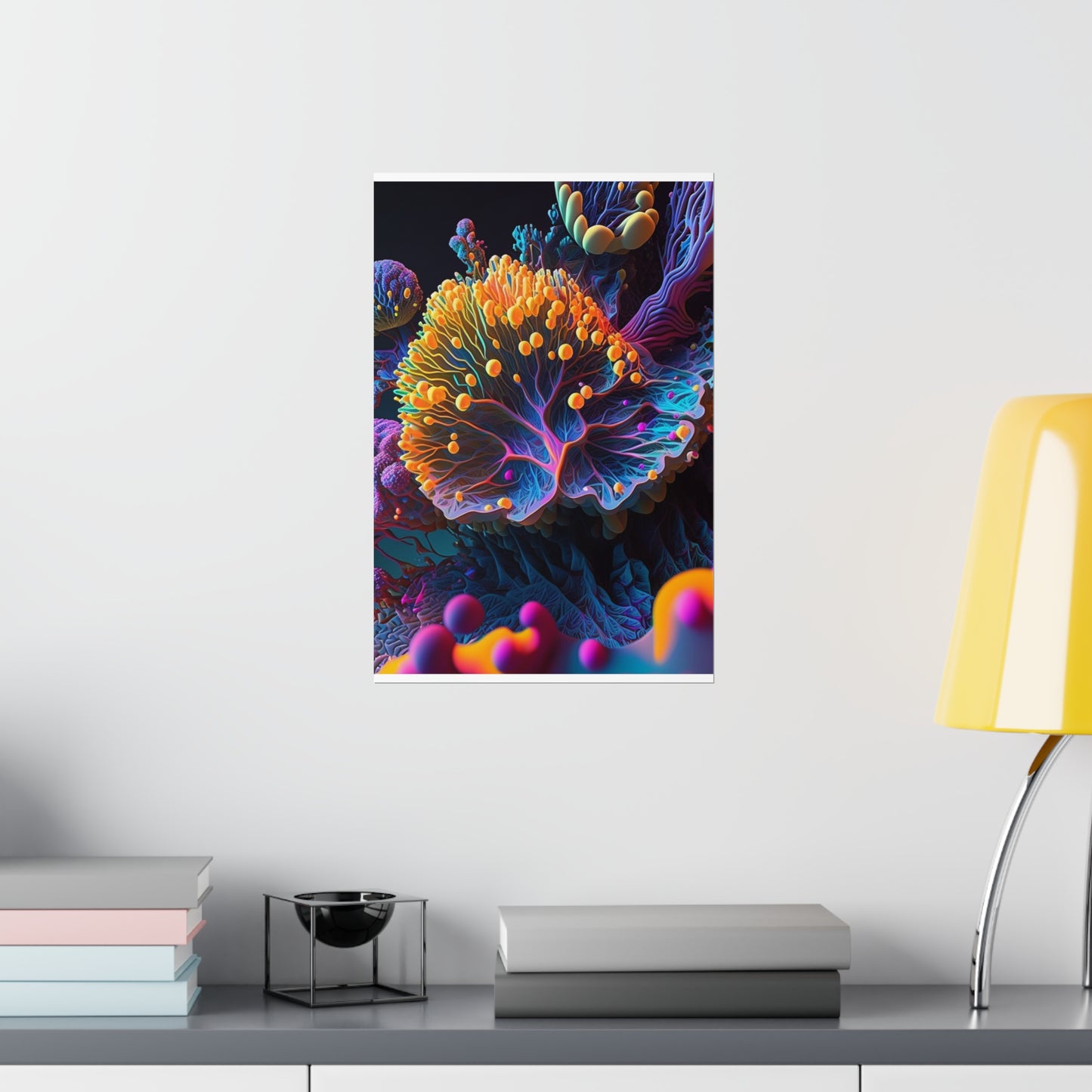 Premium Matte Vertical Posters Ocean Life Macro 1