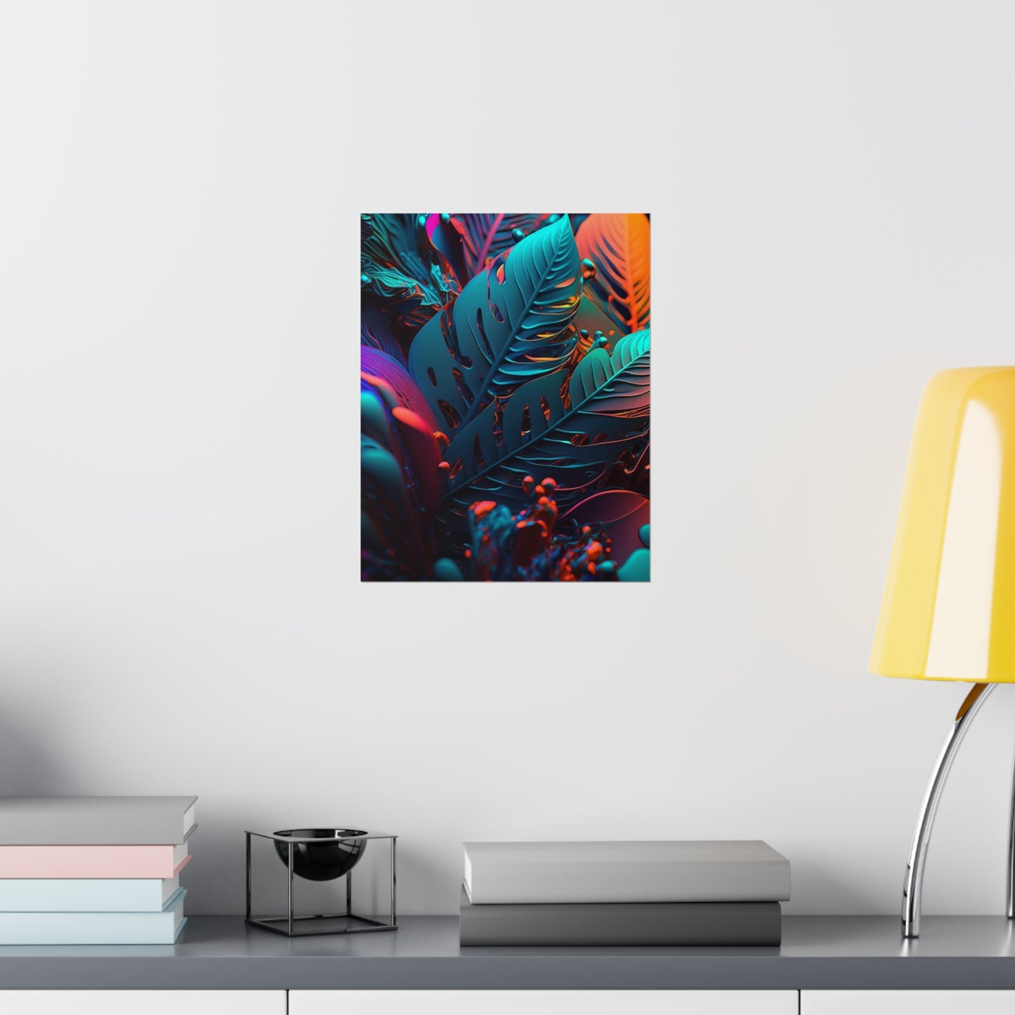 Premium Matte Vertical Posters Macro Florescent 1