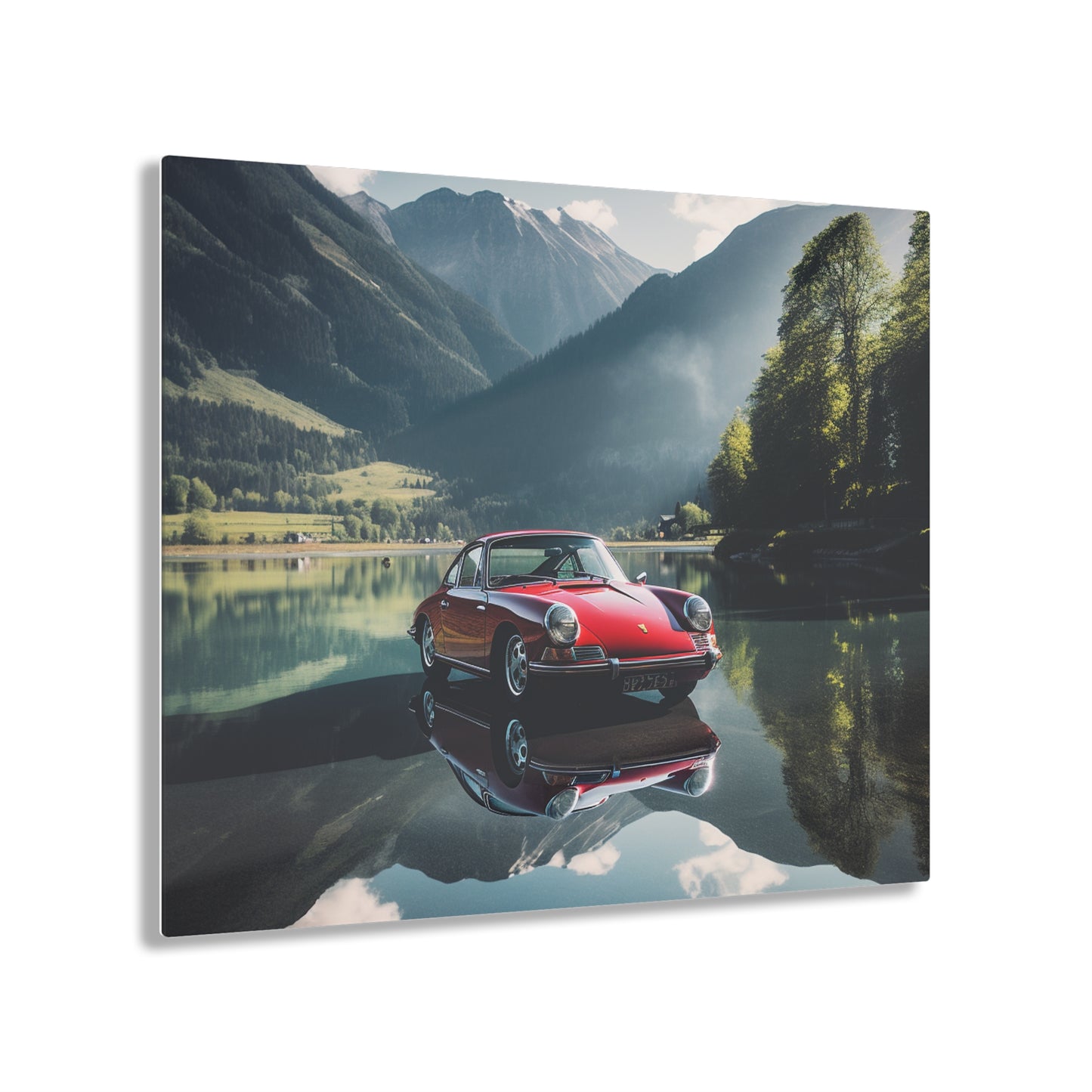 Acrylic Prints Porsche Lake 3