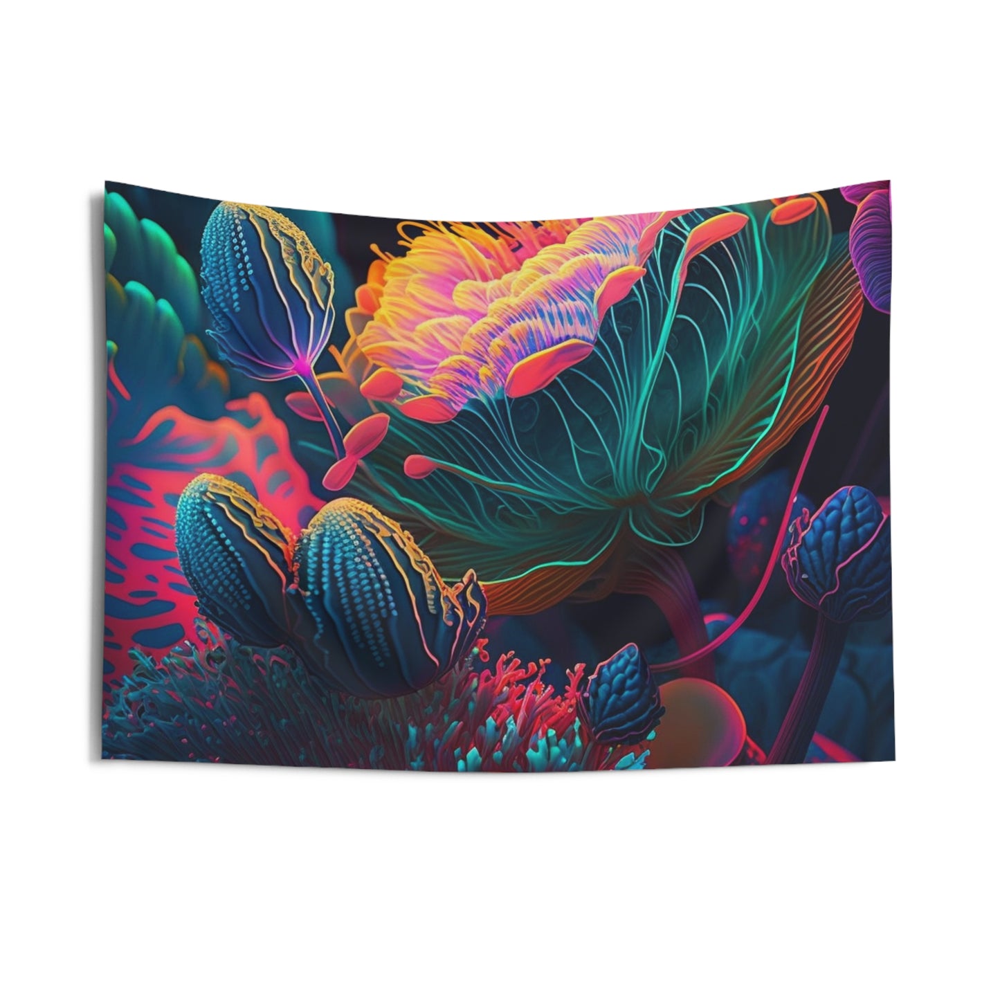 Indoor Wall Tapestries Macro Sea Life 1