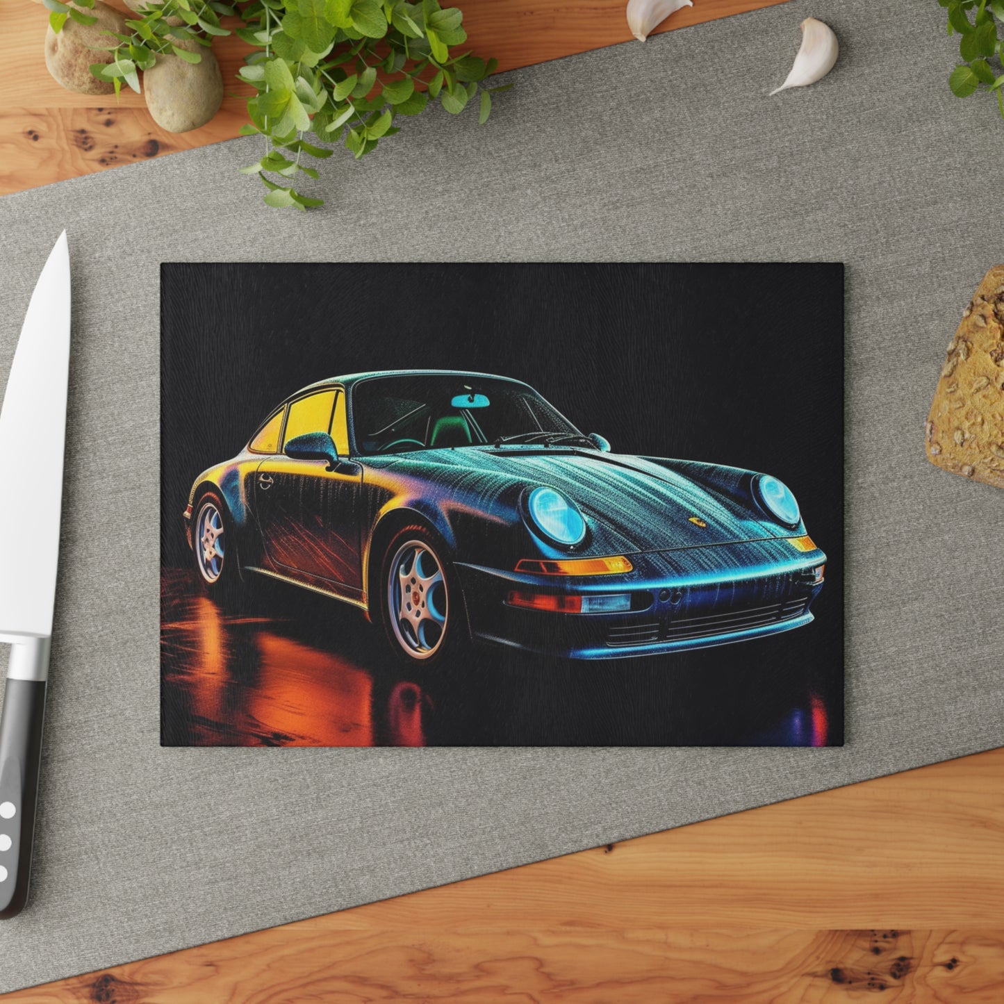 Glass Cutting Board Porsche 933 3