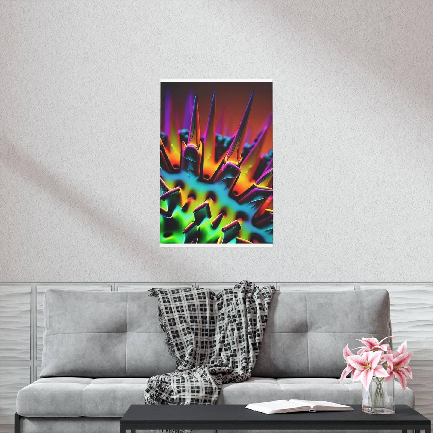 posters  Macro Neon Spike 4
