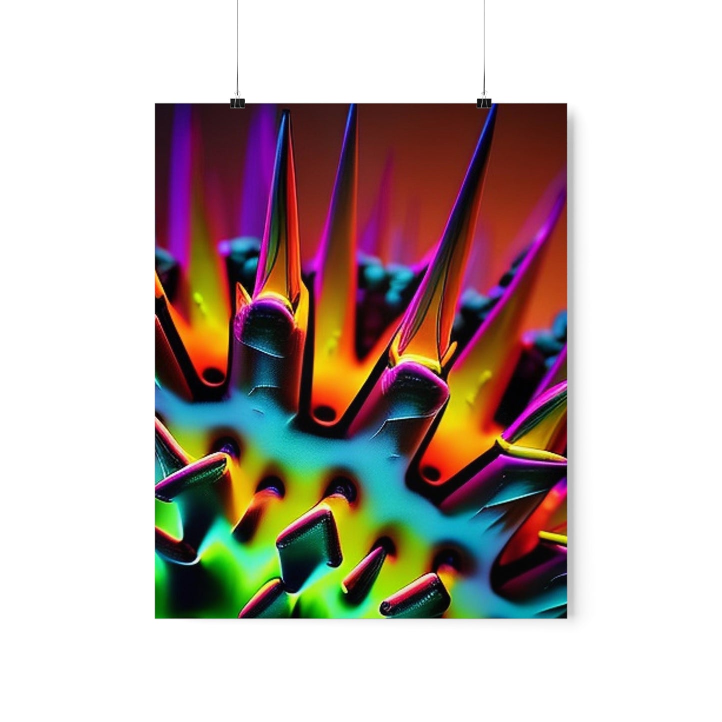 posters  Macro Neon Spike 4