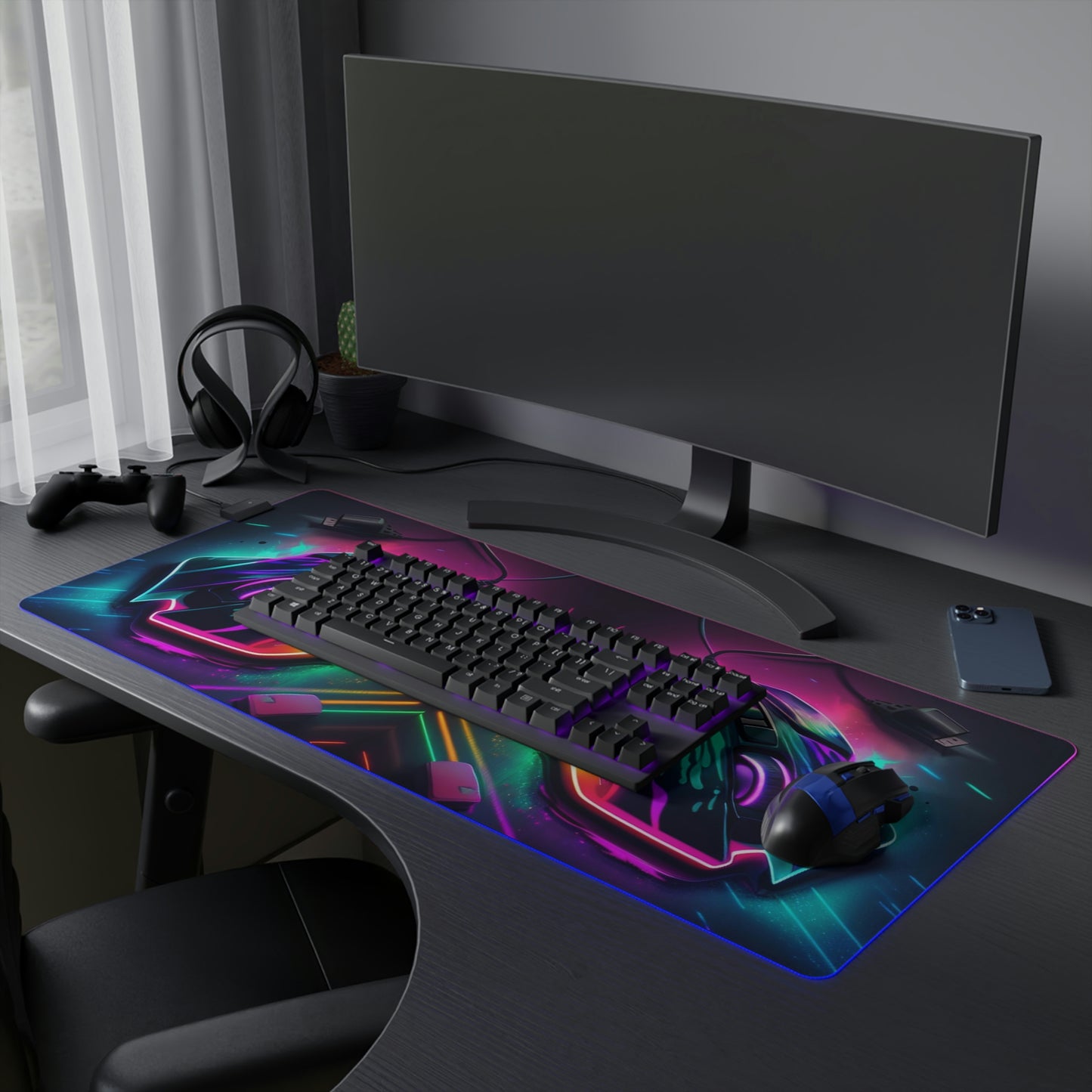 LED Gaming Mouse Pad Gaming Mouse 4