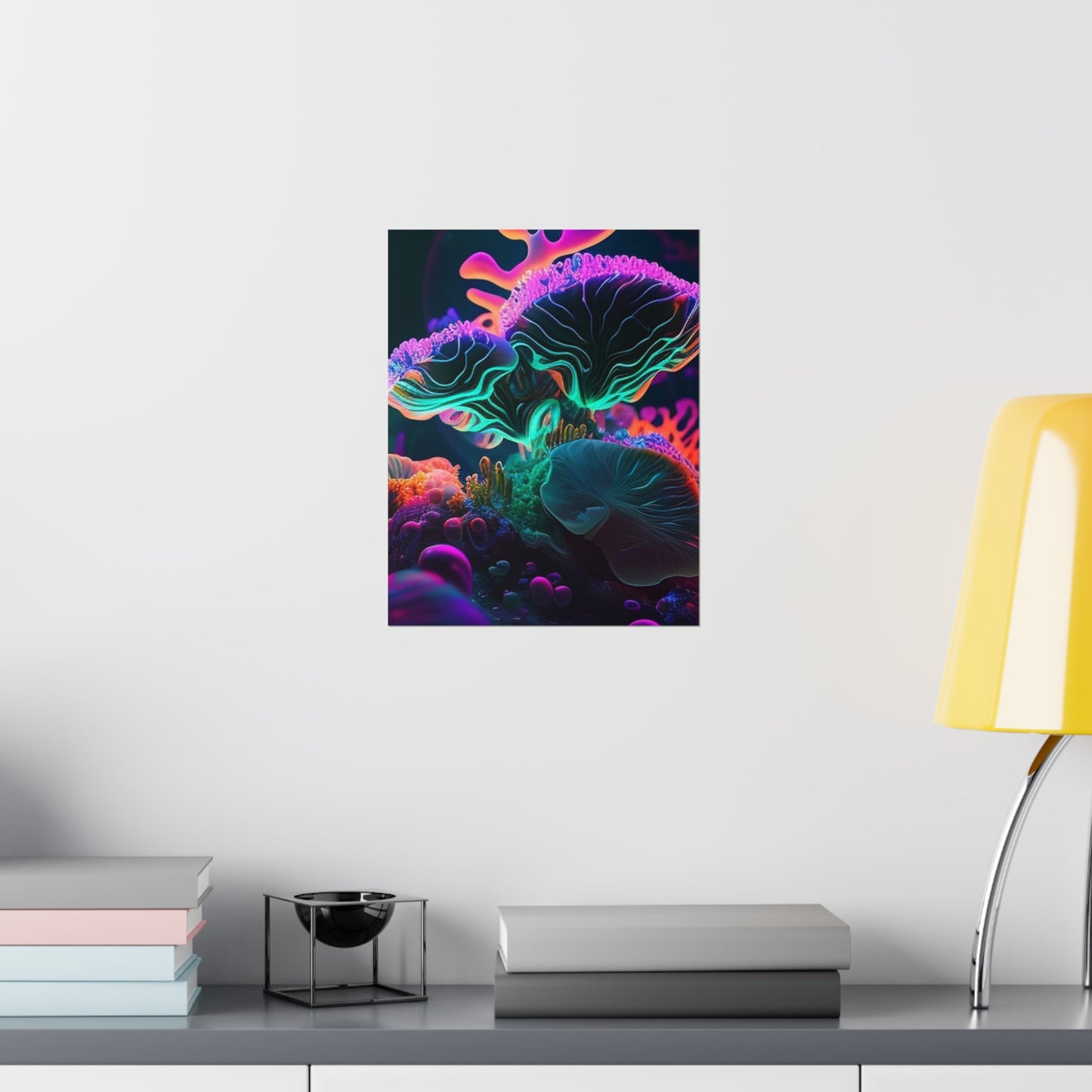 Premium Matte Vertical Posters Macro Coral Reef 4