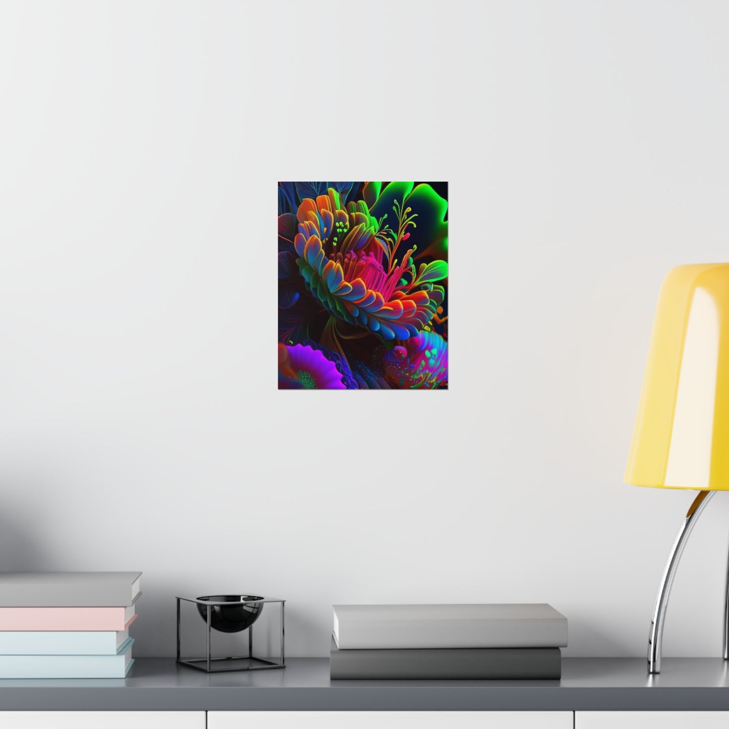 Premium Matte Vertical Posters Macro Florescent 2