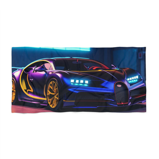 Beach Towel hyper Bugatti Neon Chiron 4