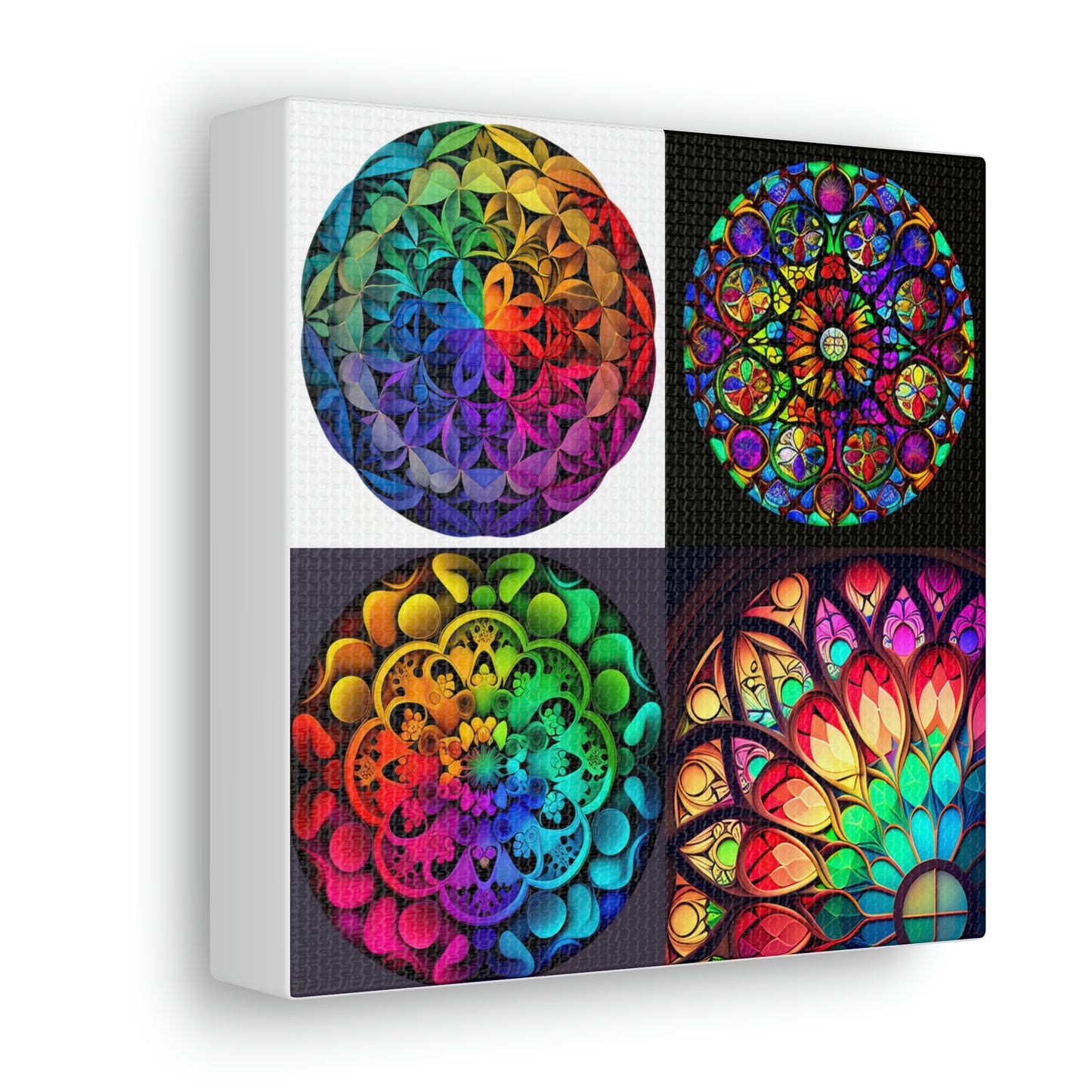 Rose-window pattern abstract