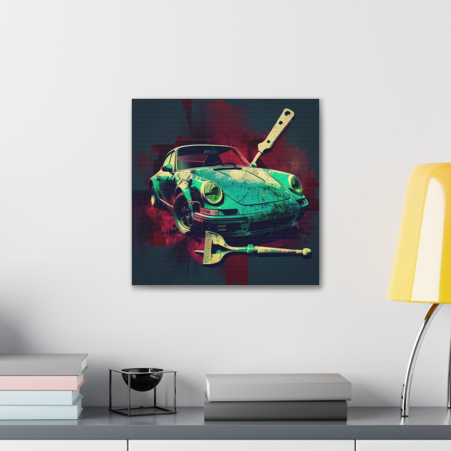 Canvas Gallery Wraps Porsche Abstract 4