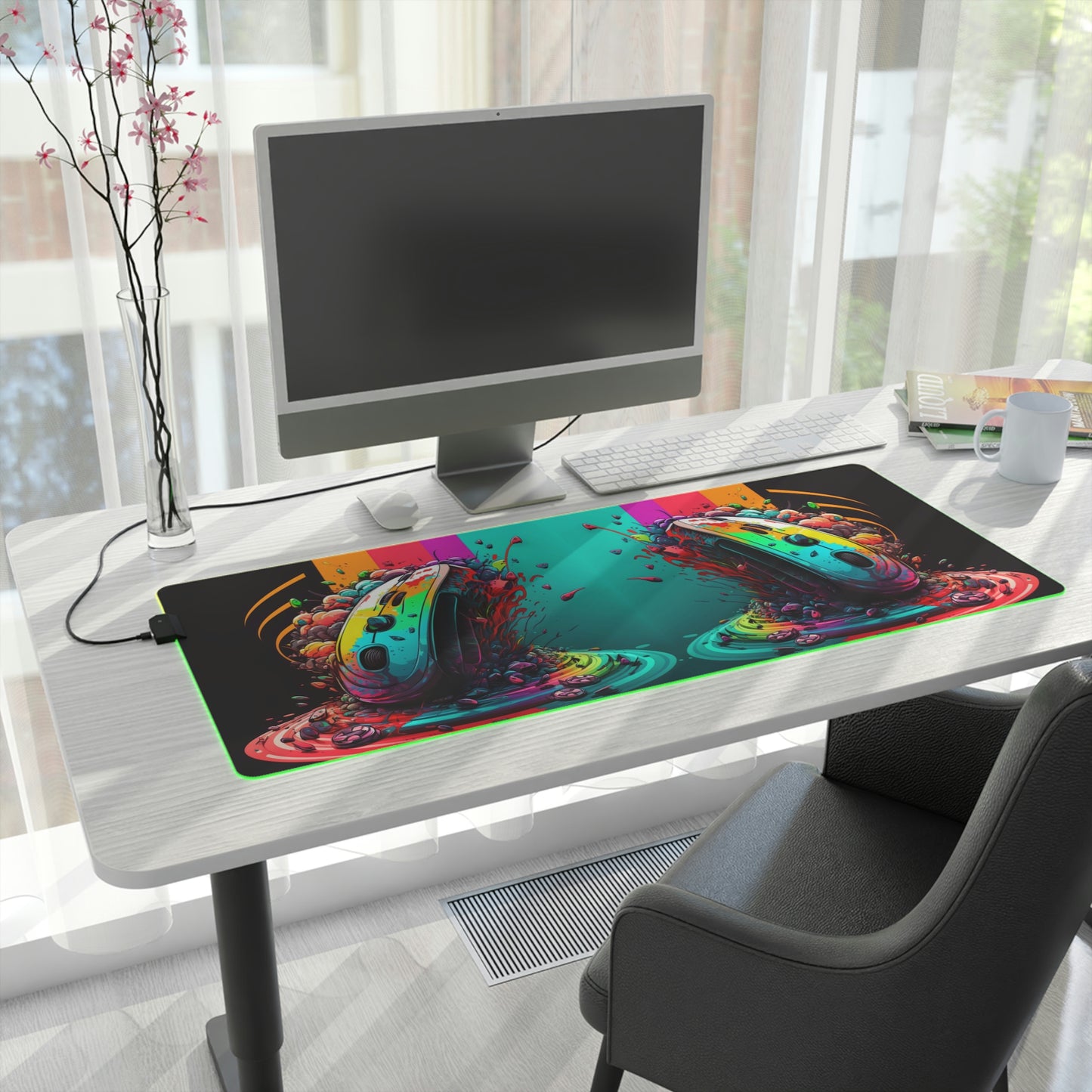 LED Gaming Mouse Pad Gaming Mouse 2