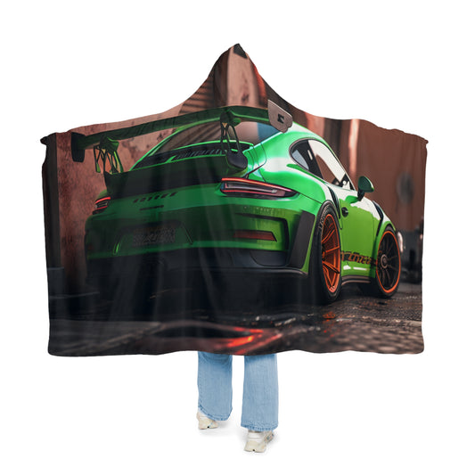 Snuggle Hooded Blanket porsche 911 gt3 1