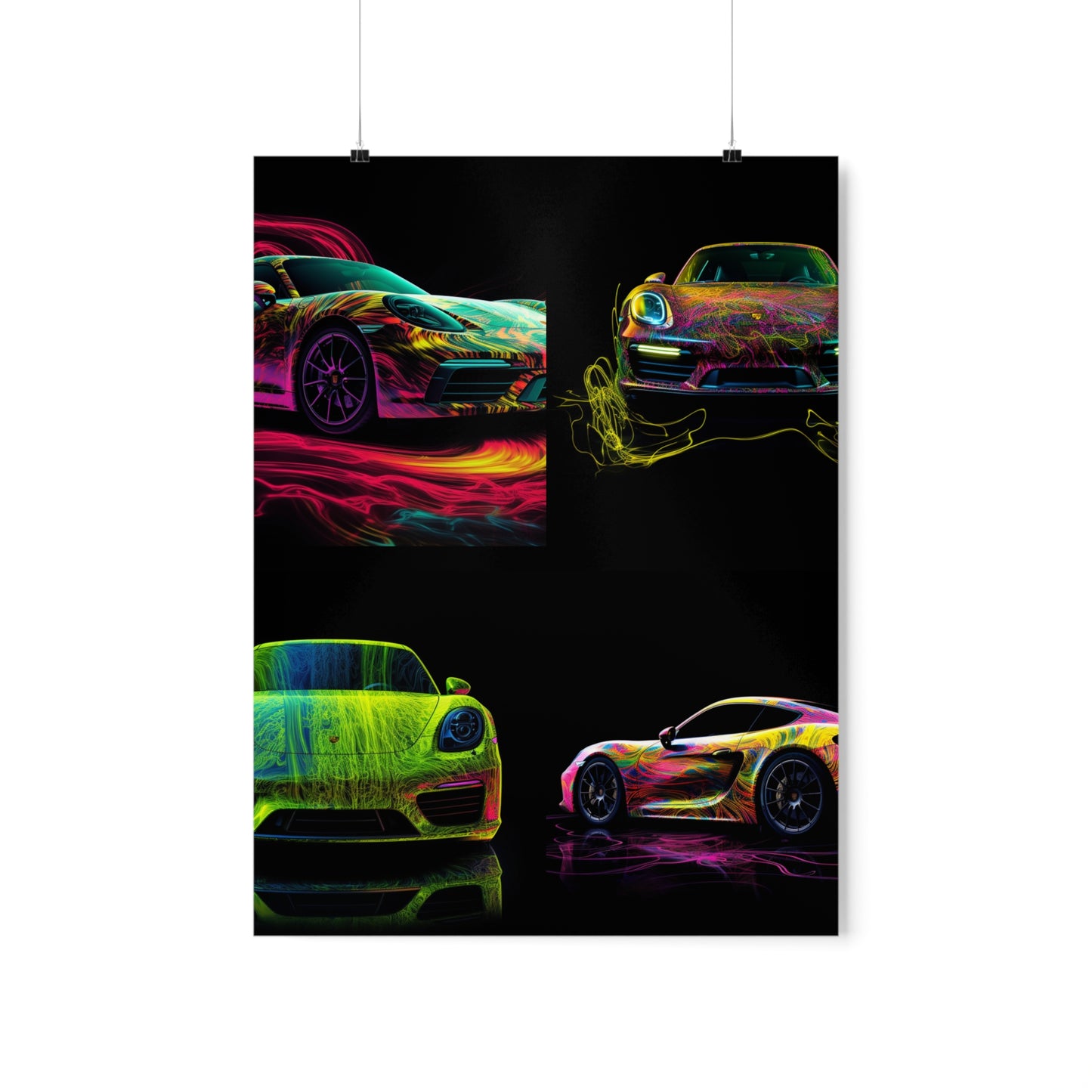 Premium Matte Vertical Posters Porsche Flair 5