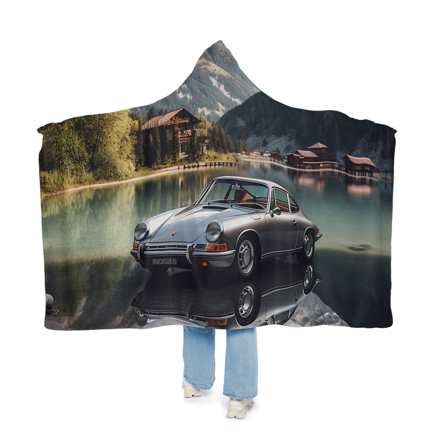 Snuggle Hooded Blanket Porsche Lake 2