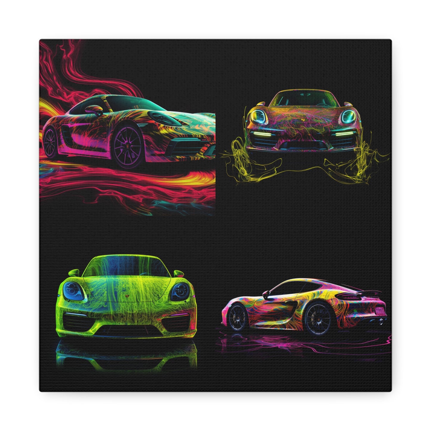 Canvas Gallery Wraps Porsche Flair 4 pack