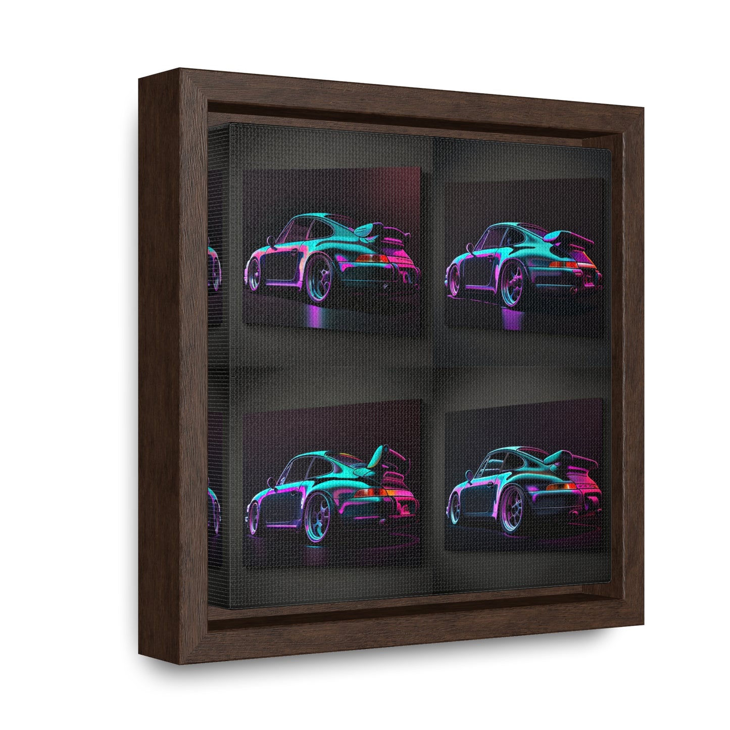 Gallery Canvas Wraps, Square Frame Porsche Purple 5