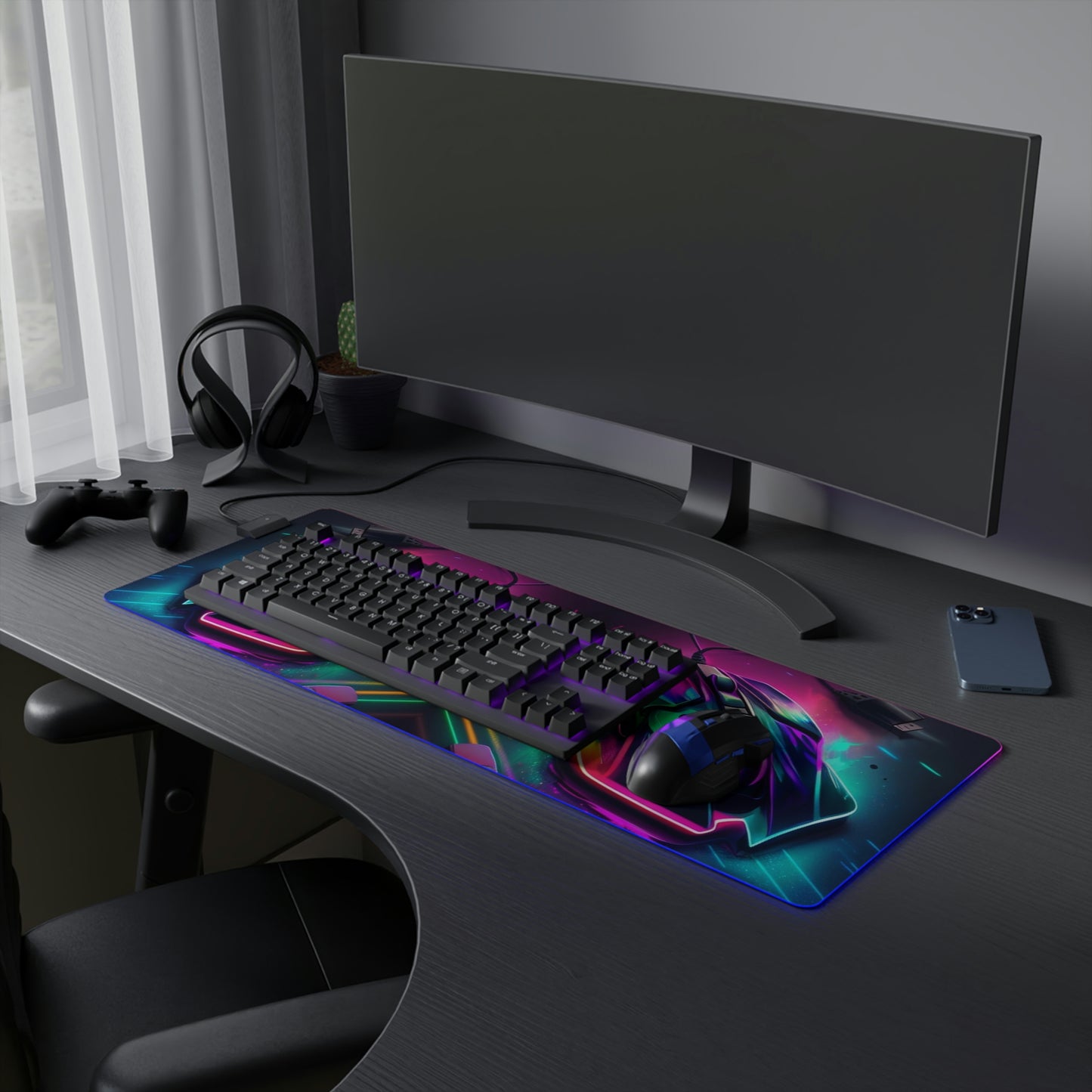 LED Gaming Mouse Pad Gaming Mouse 4