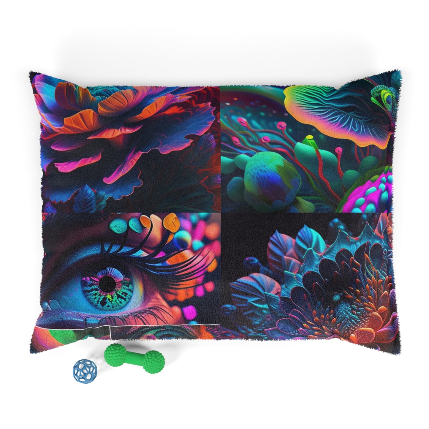 Pet Bed Neon Florescent Glow