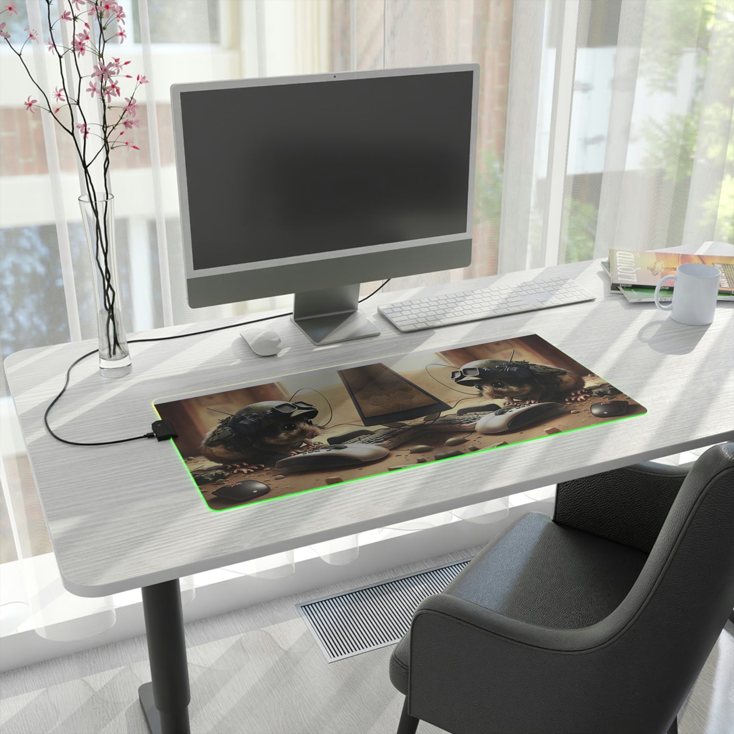 LED Gaming Mouse Pad Mouse Attack 2