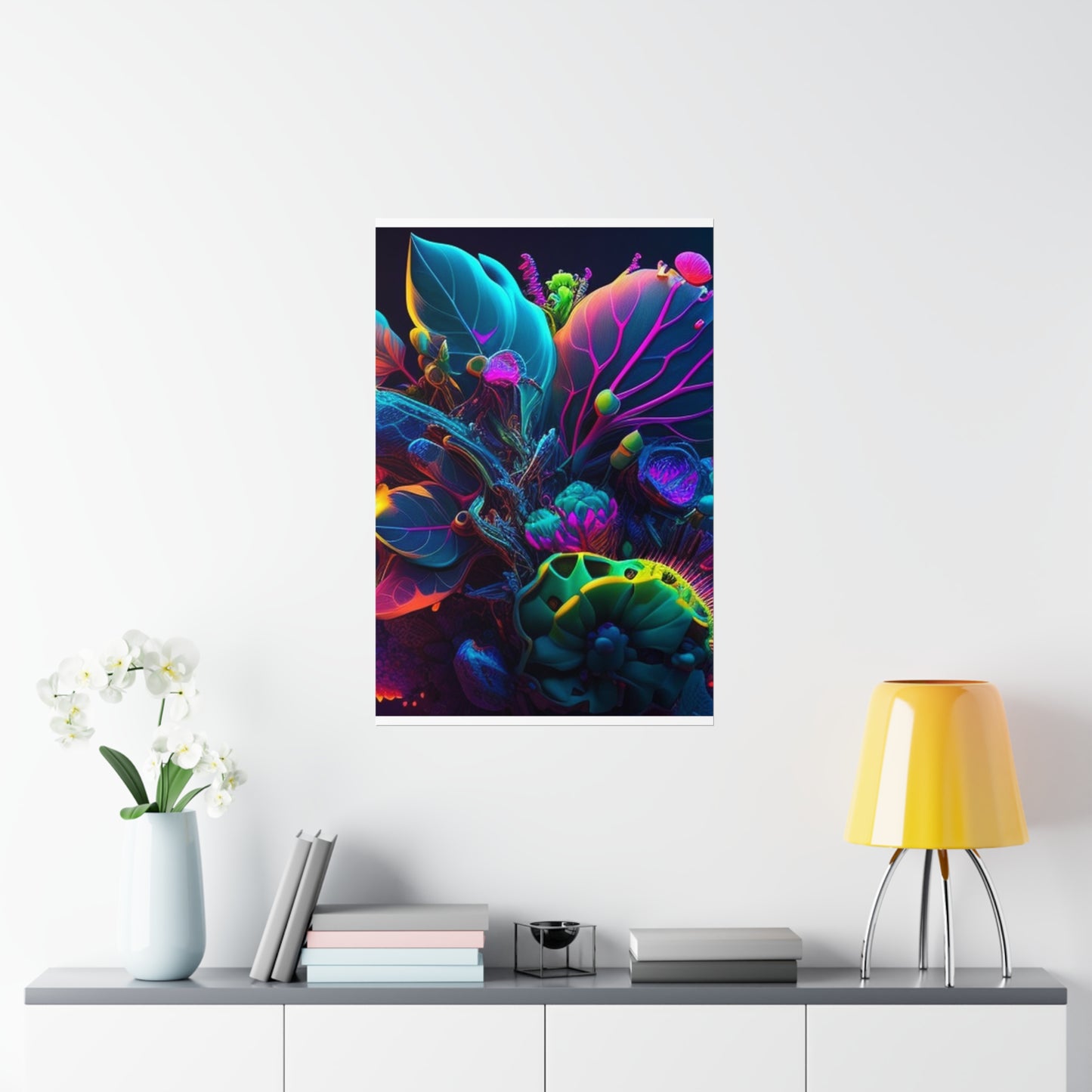 Premium Matte Vertical Posters Macro Coral Reef 3