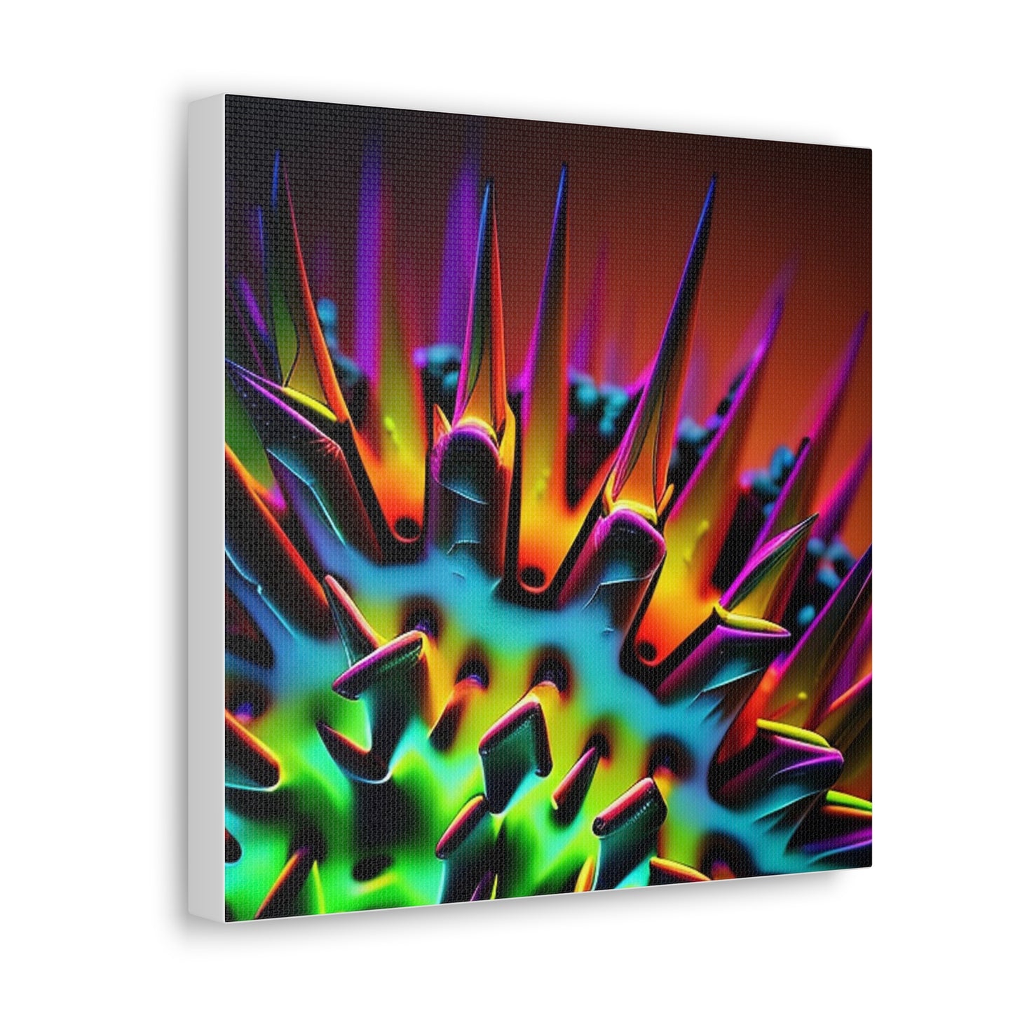 Canvas Gallery Wraps  Macro Neon Spike 4