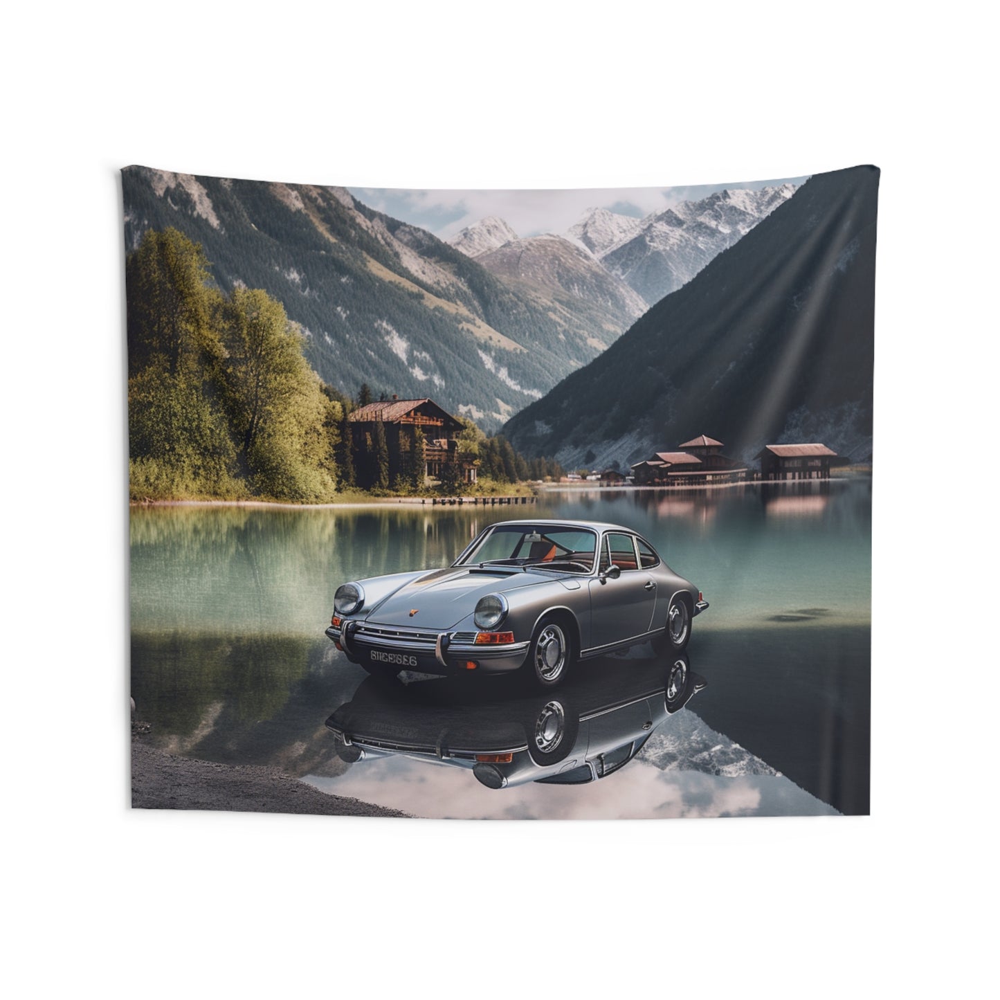 Indoor Wall Tapestries Porsche Lake 2