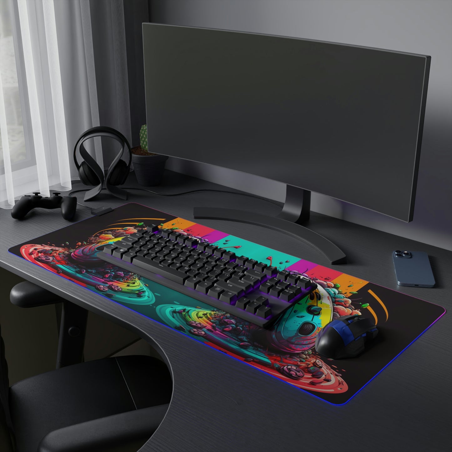 LED Gaming Mouse Pad Gaming Mouse 2