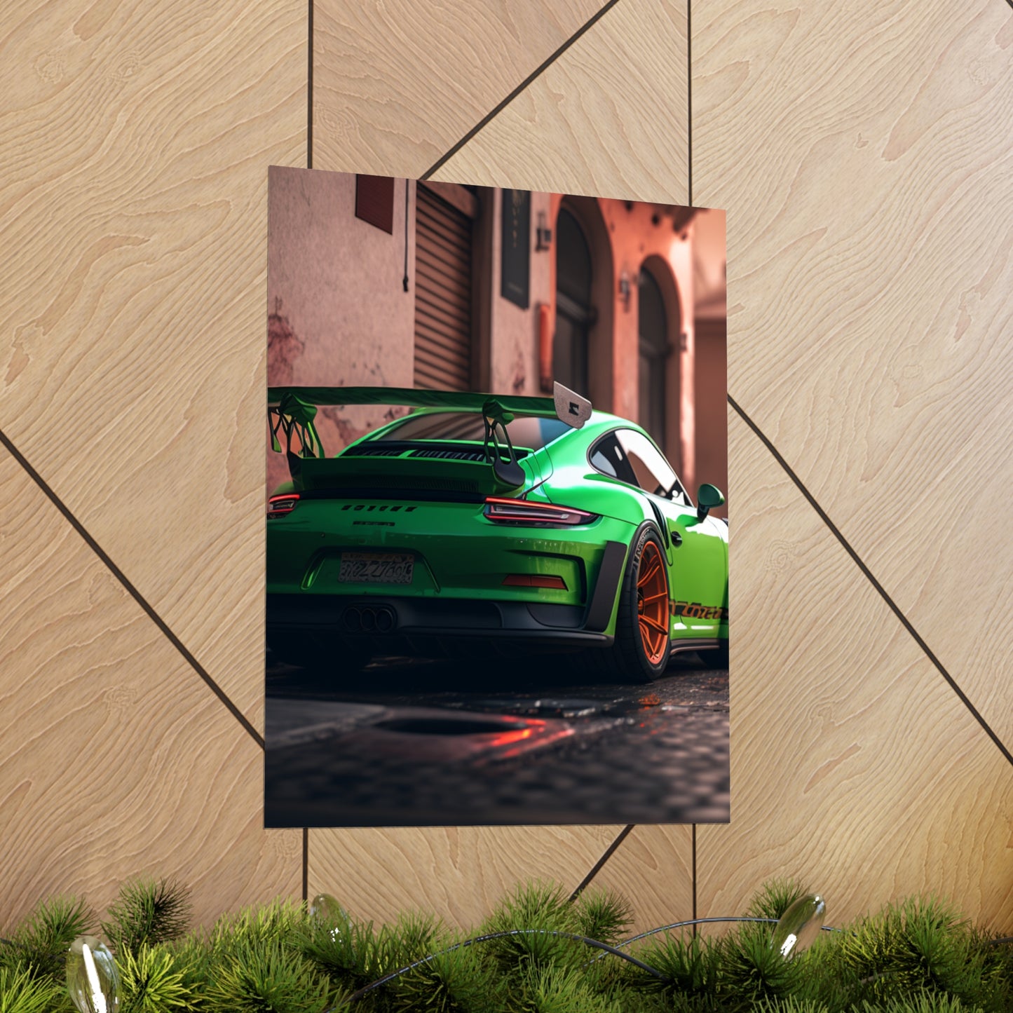 Premium Matte Vertical Posters porsche 911 gt3 1