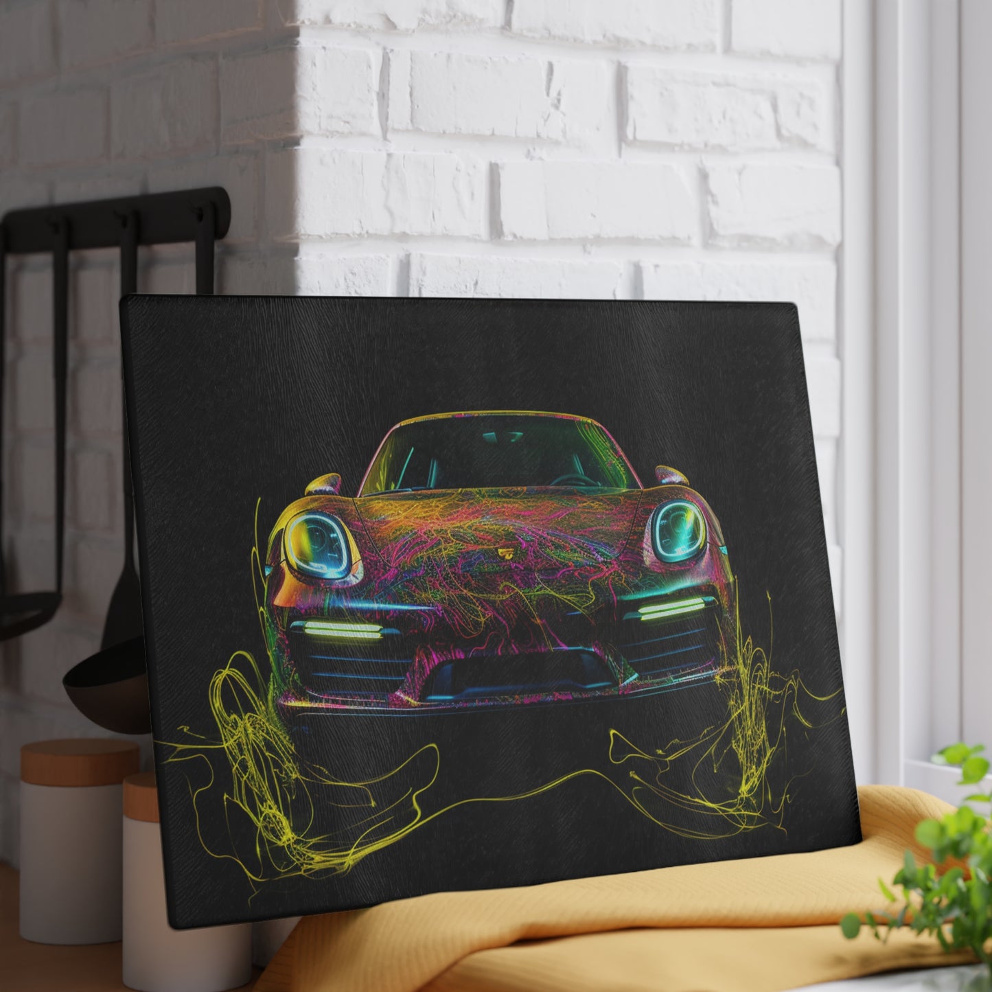 Glass Cutting Board Porsche Flair 2